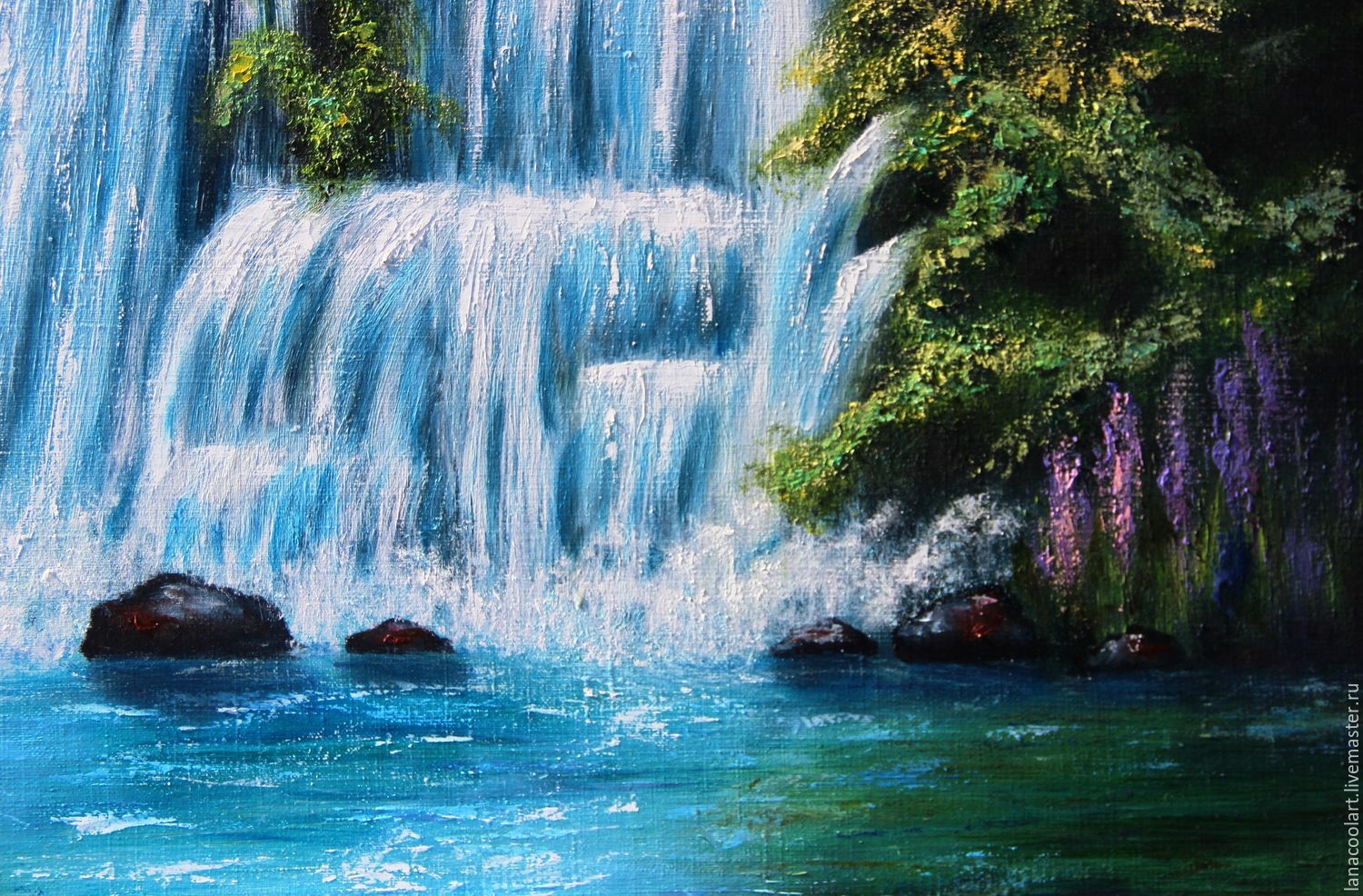 Картина водопад