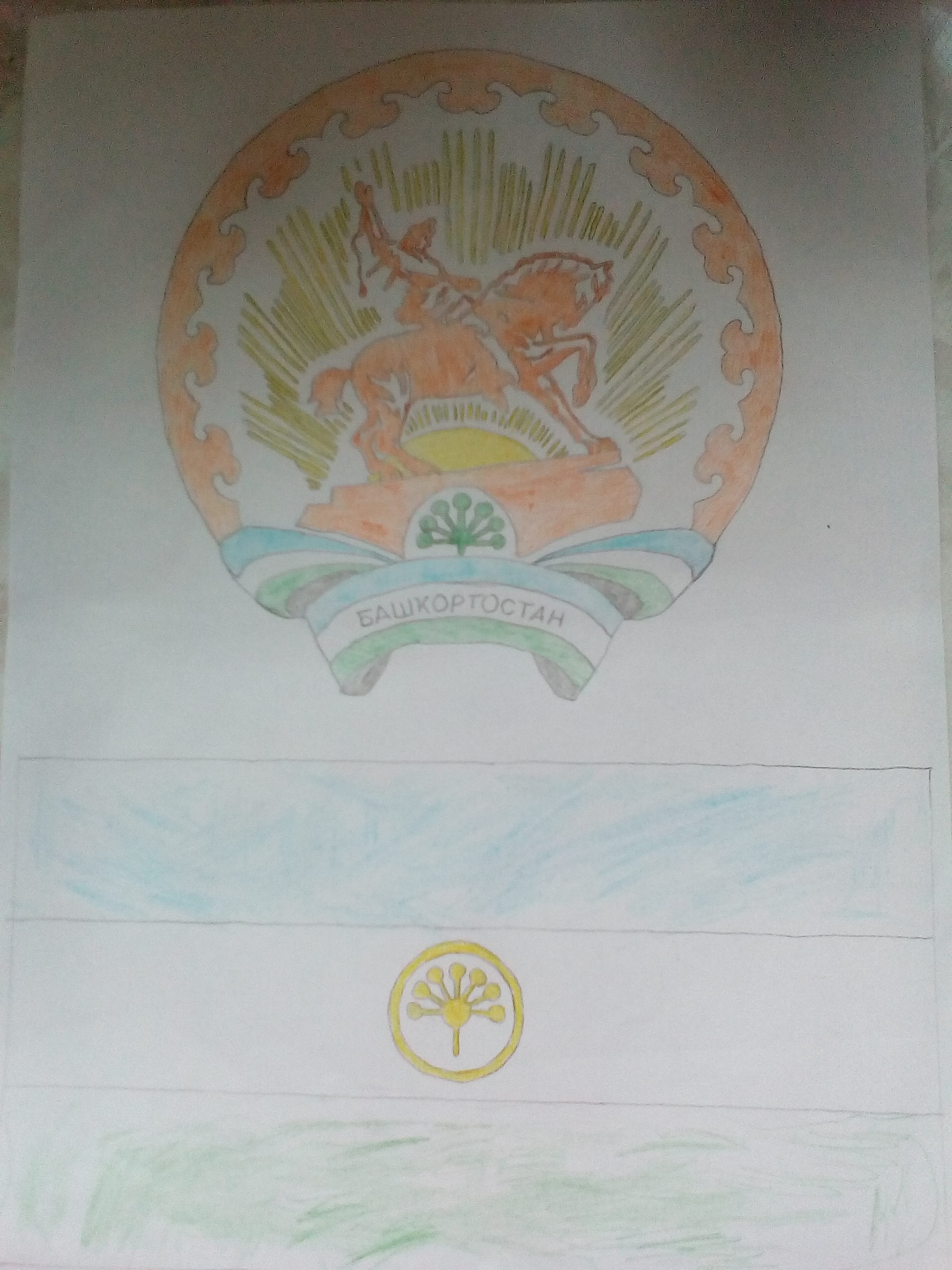 Флаг и герб Башкортостана картинки