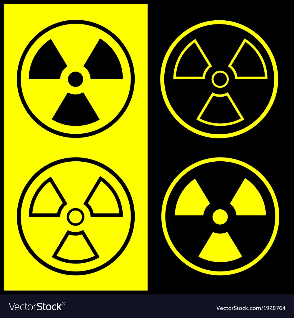 Знак радиации для рисования