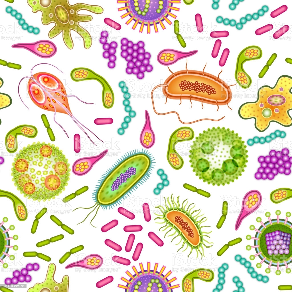 Бактерии фон