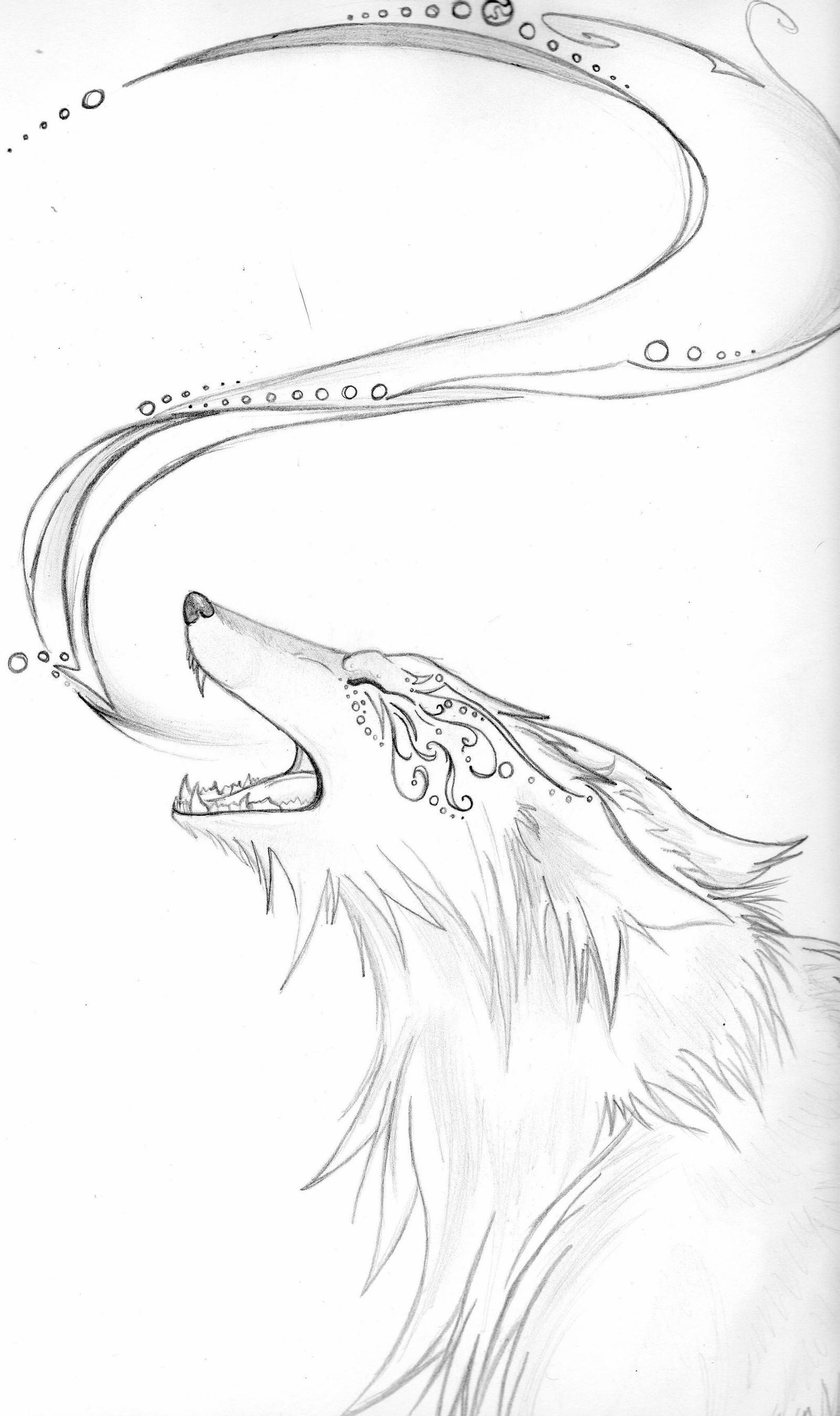 Волк рисунок карандашом для срисовки для начинающих