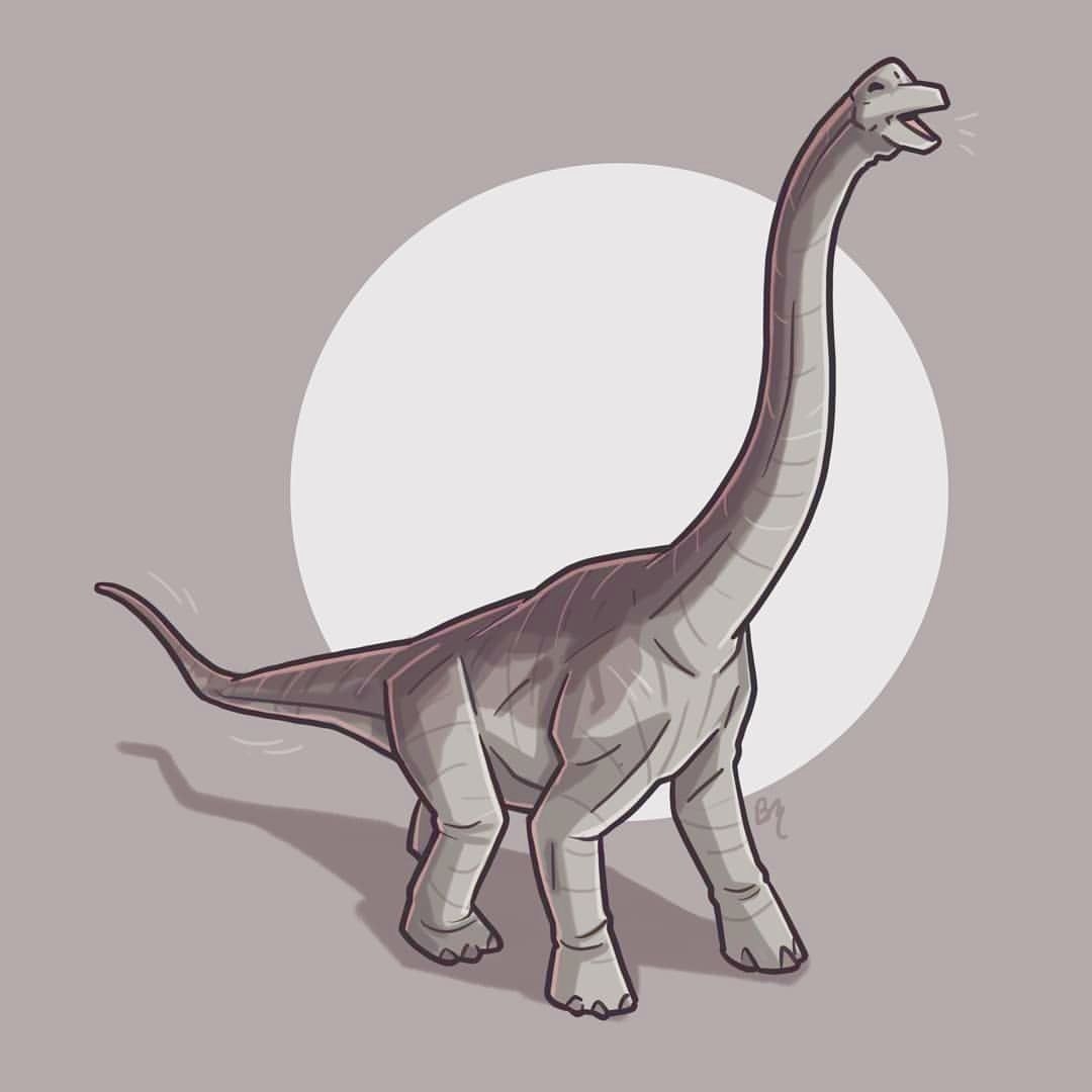 Брахиозавр динозавры Юрского периода