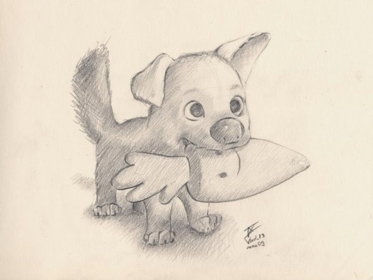 Рисунки карандашом животные милые