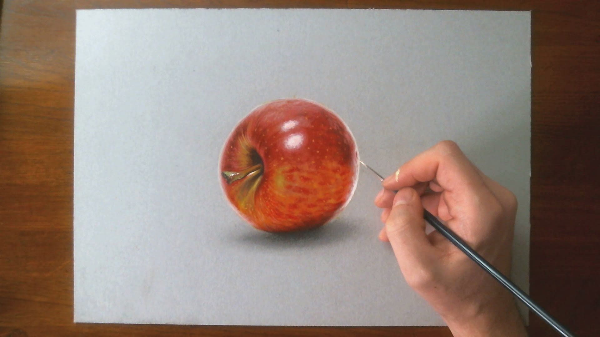 Яблоки для натюрморта на бумажке