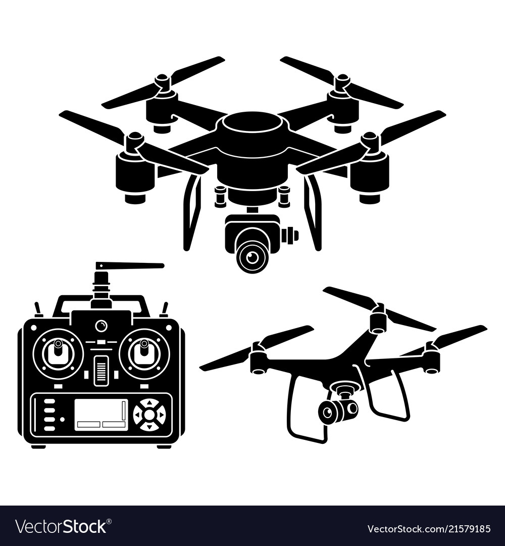 Drone иллюстрации векторные