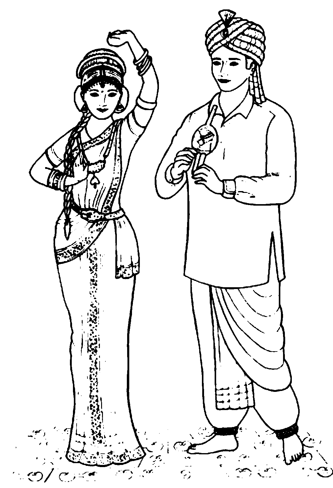 Одежда древней Индии