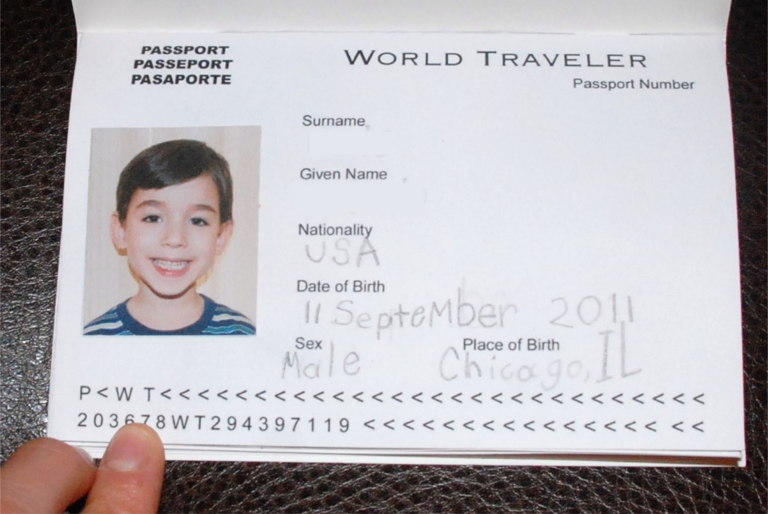 Дети в паспорте