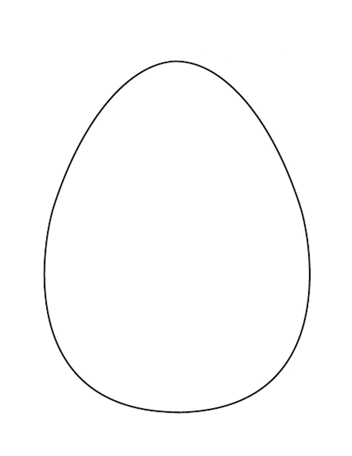 Овал яйца шаблон