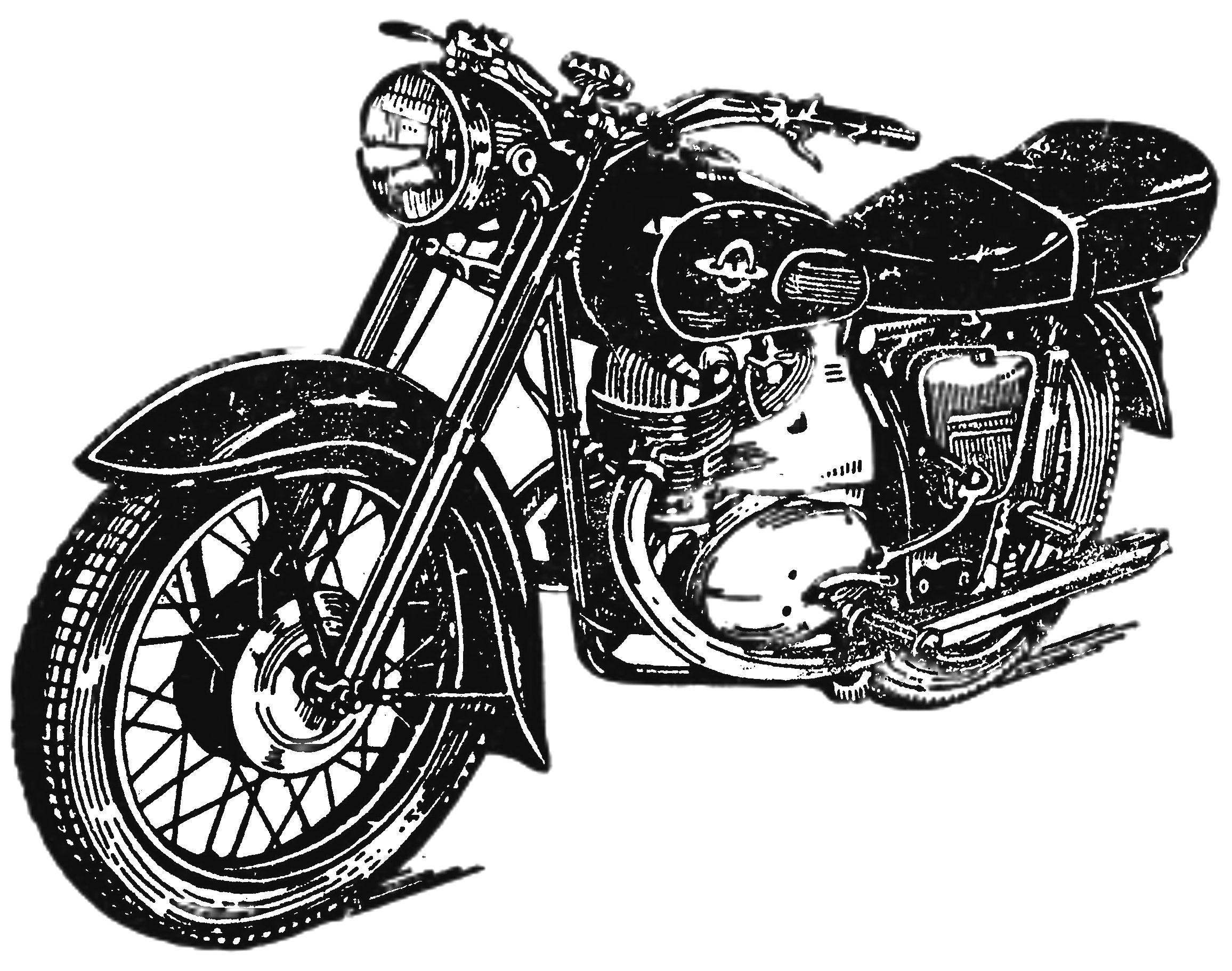 Мотоцикл ИЖ 56 чертеж