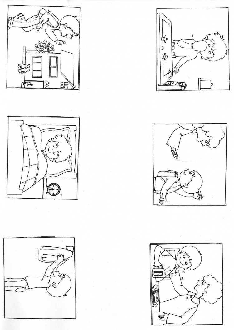 Картинки с изображением частей суток для детского сада