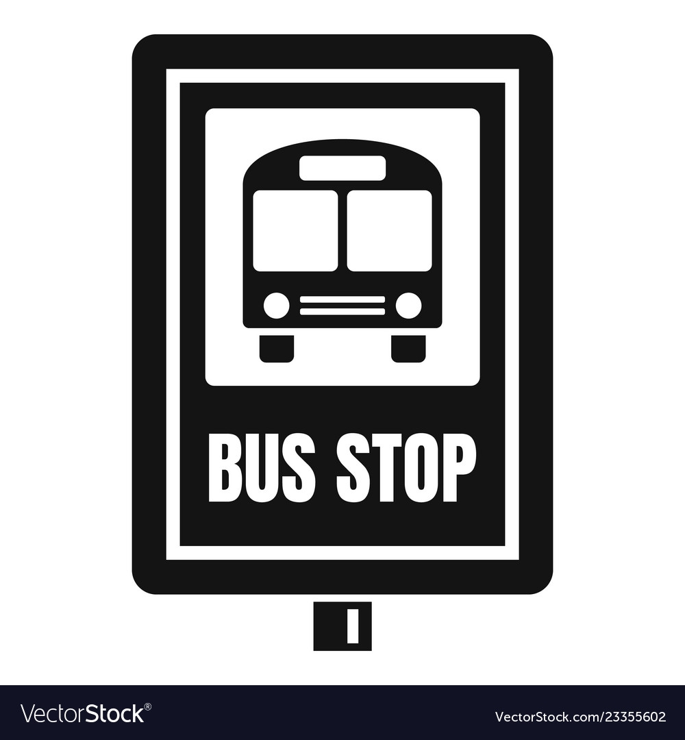 Знак остановки автобуса в Германии