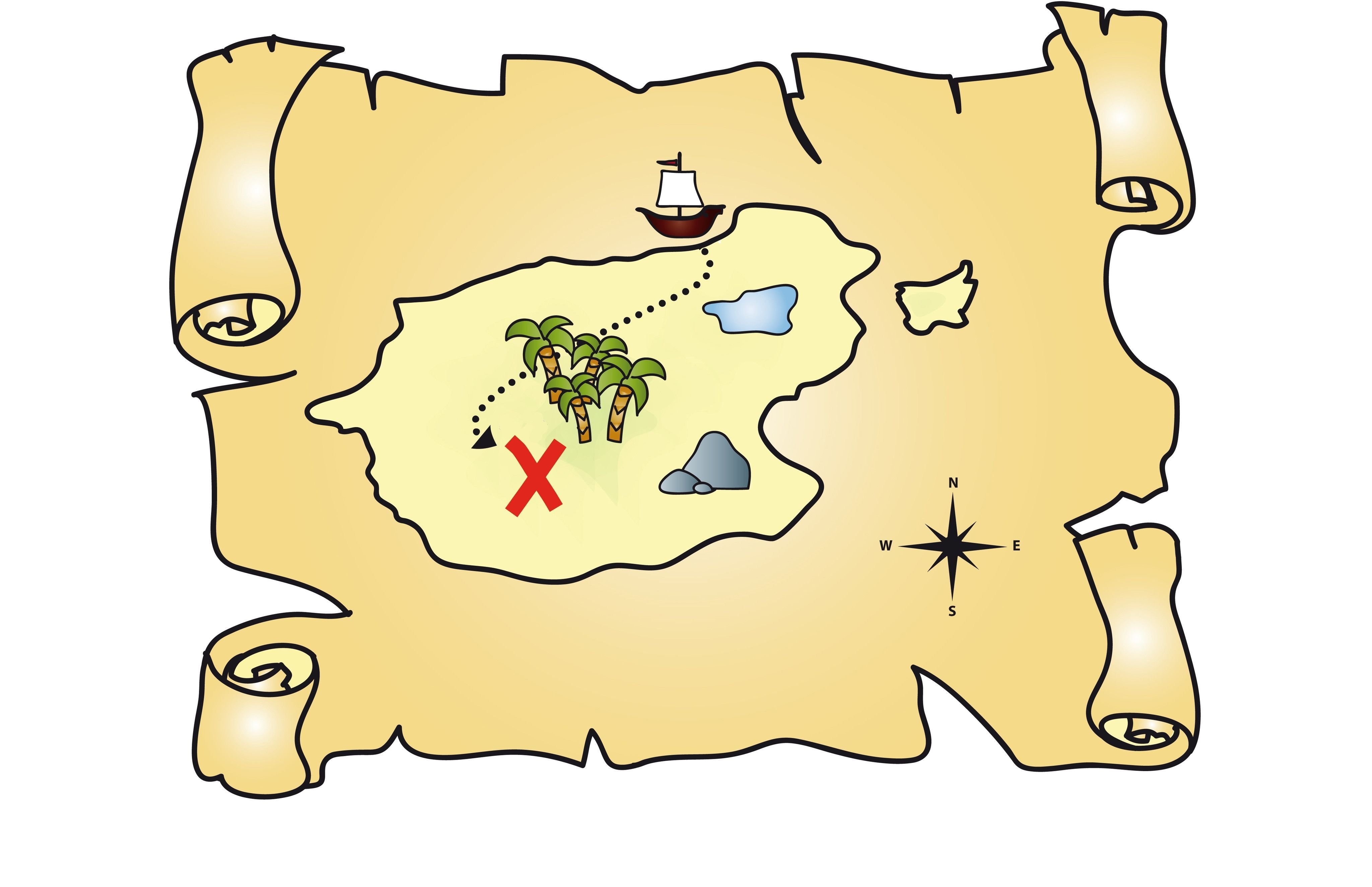карта остров сокровищ