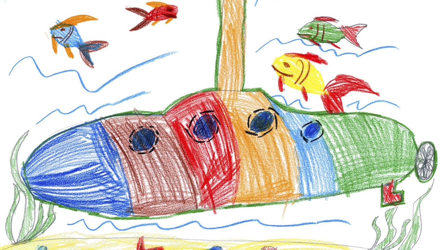 Подводники для дошкольников рисование