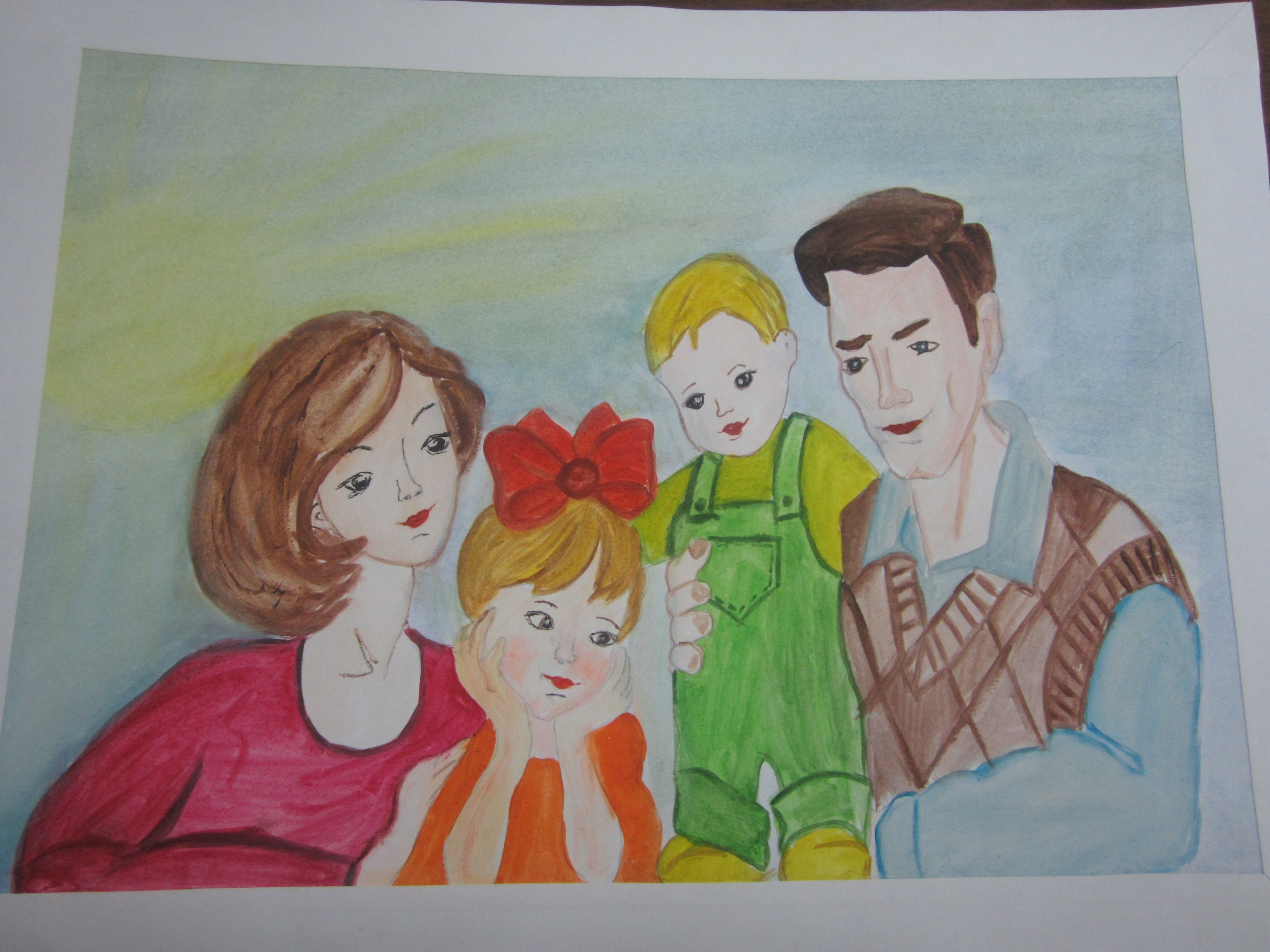 Рисунок я и моя семья