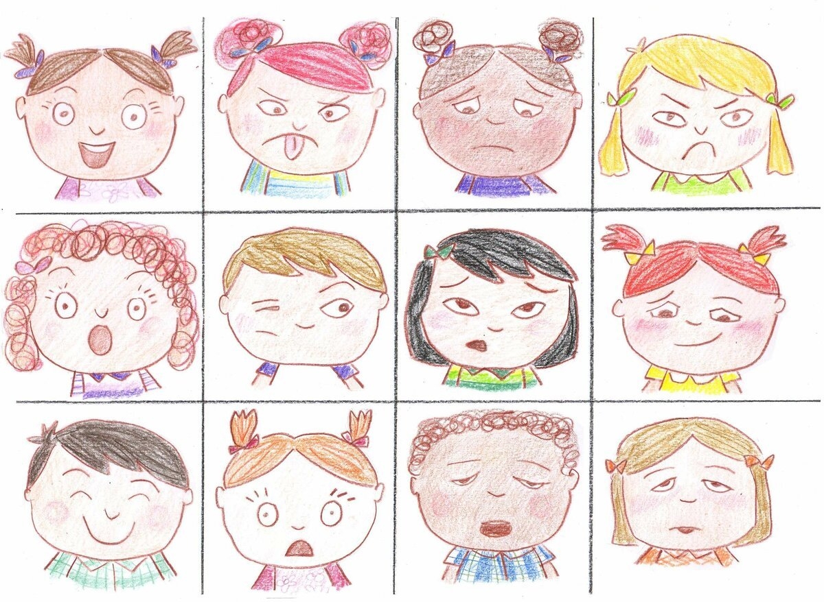 Разные эмоции в картинках для детей
