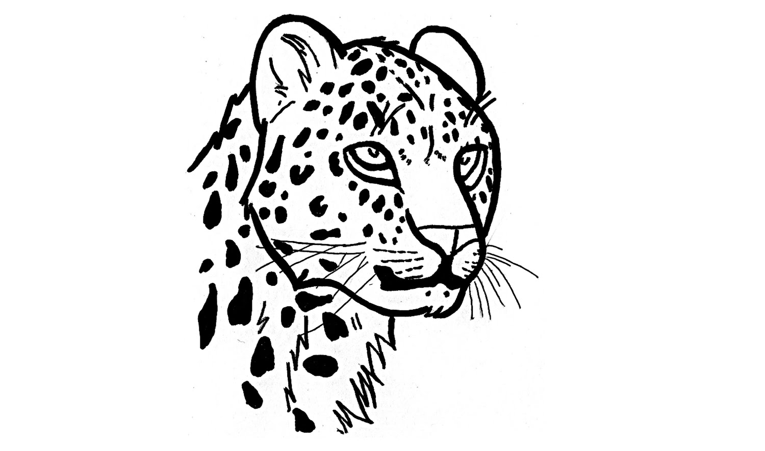 Рисовать леопарда