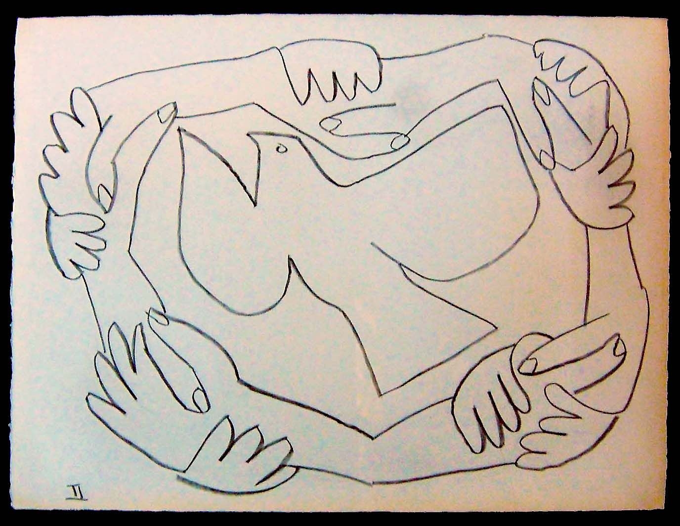 Картина Пикассо руки