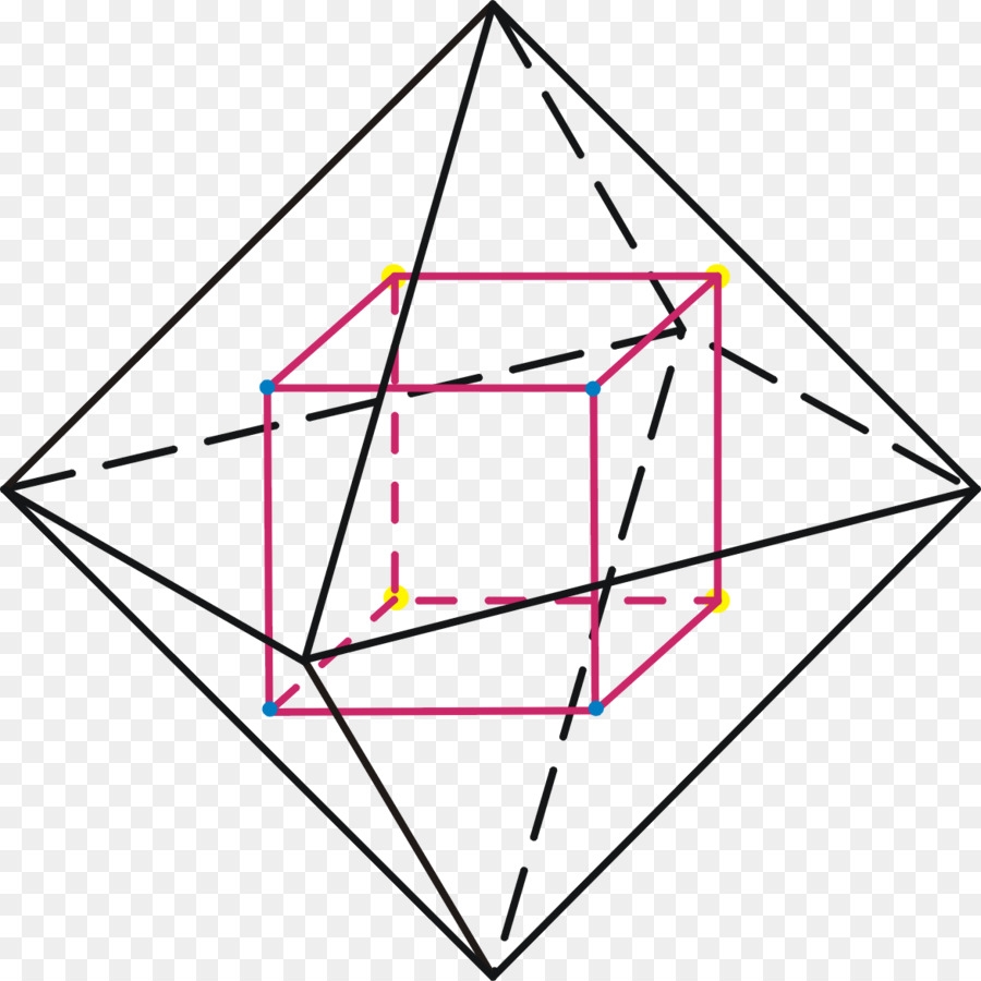 Октаэдр вписанный в тетраэдр