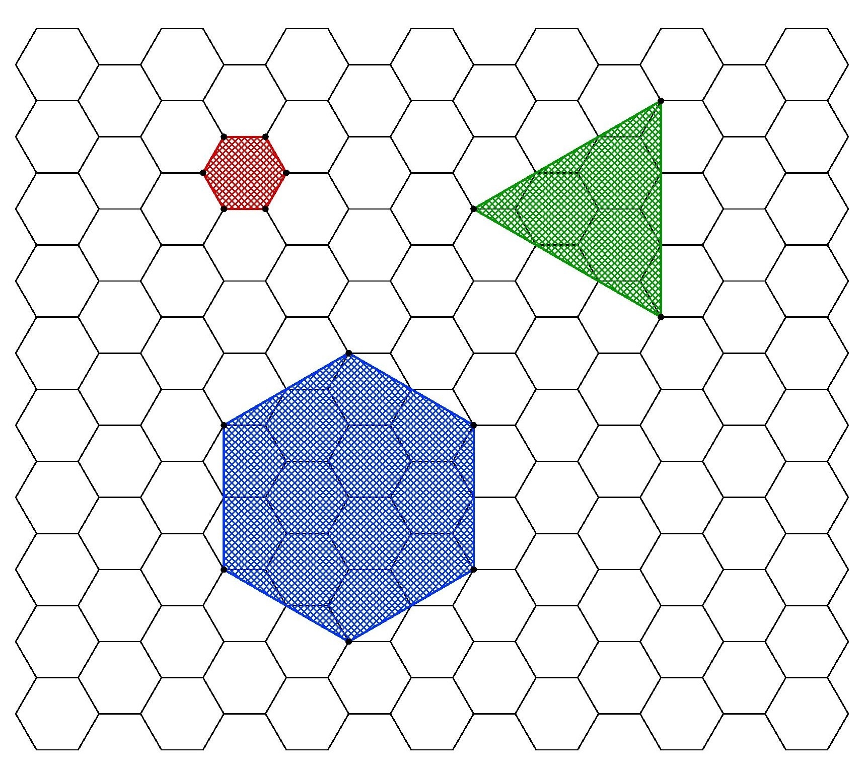 Гексагон гексагональная решетка