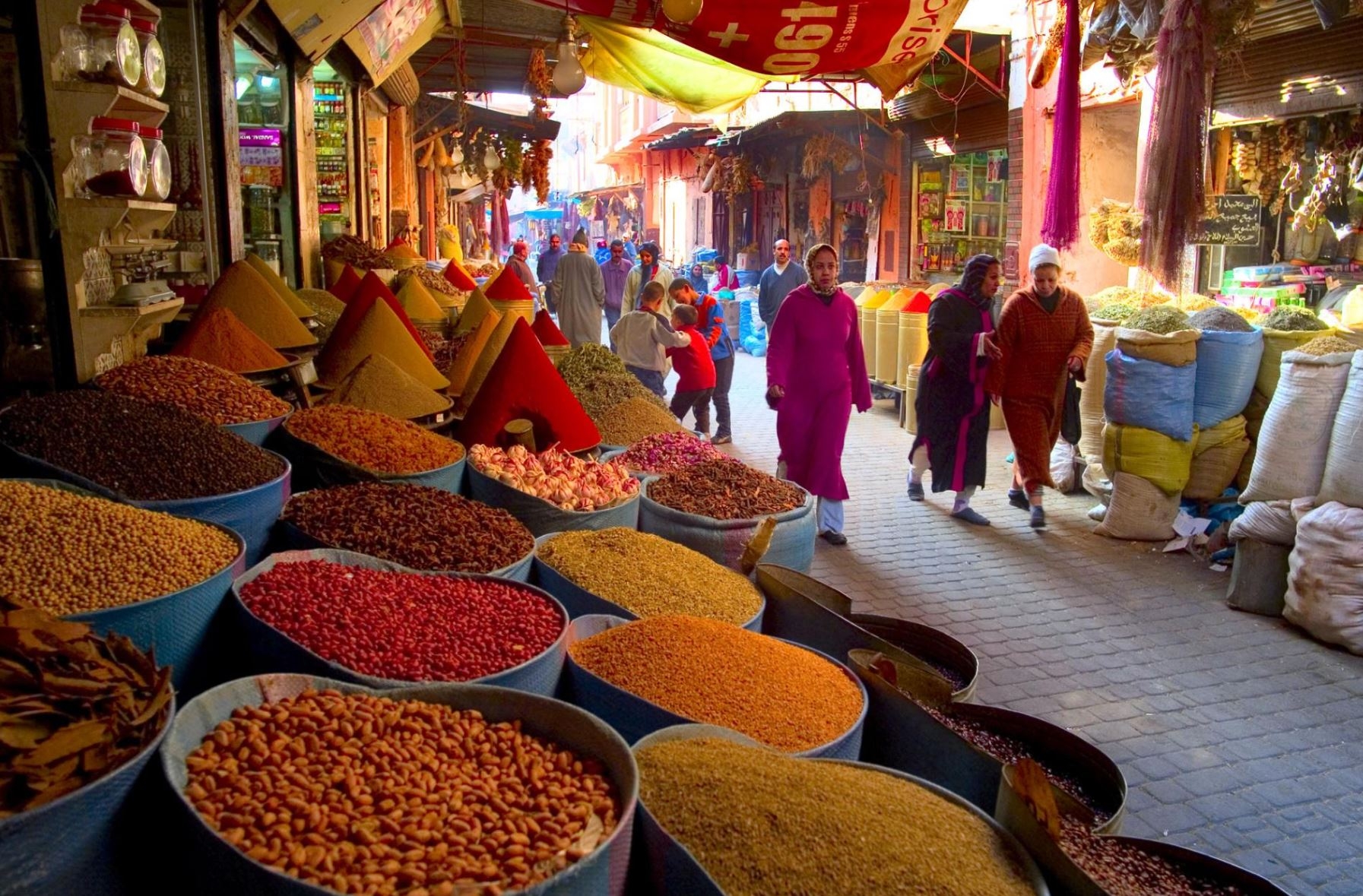 Рынок специй. Марракеш, Марокко