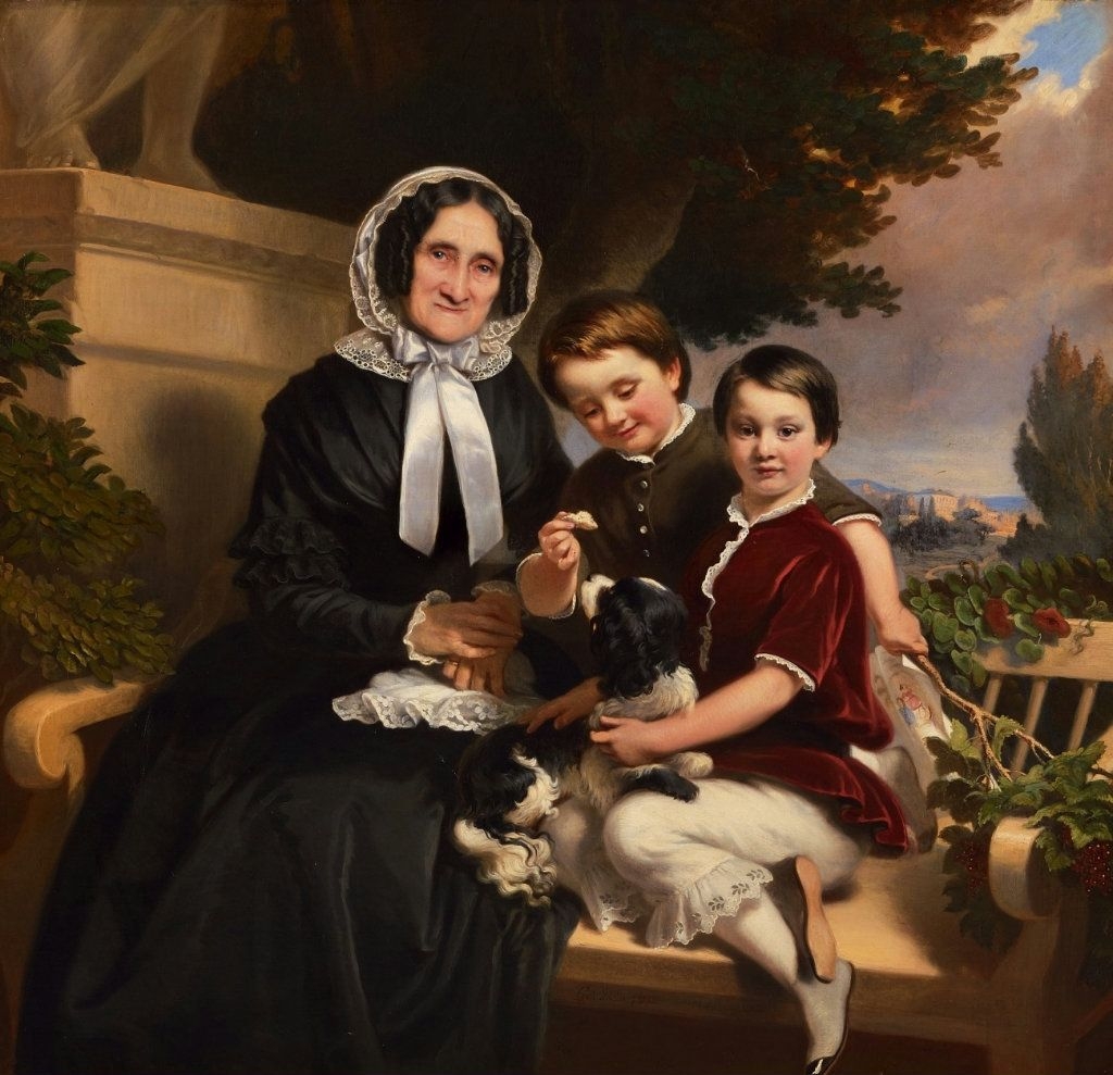 Групповой портрет семьи герцога Йозефа Саксен художник