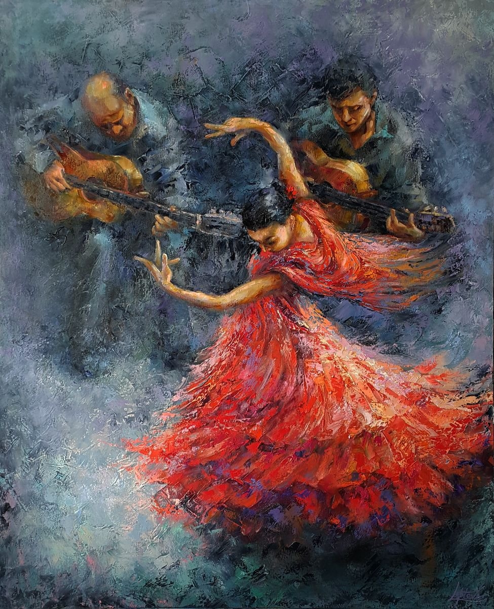 Танец фламенко испанский танец страсти
