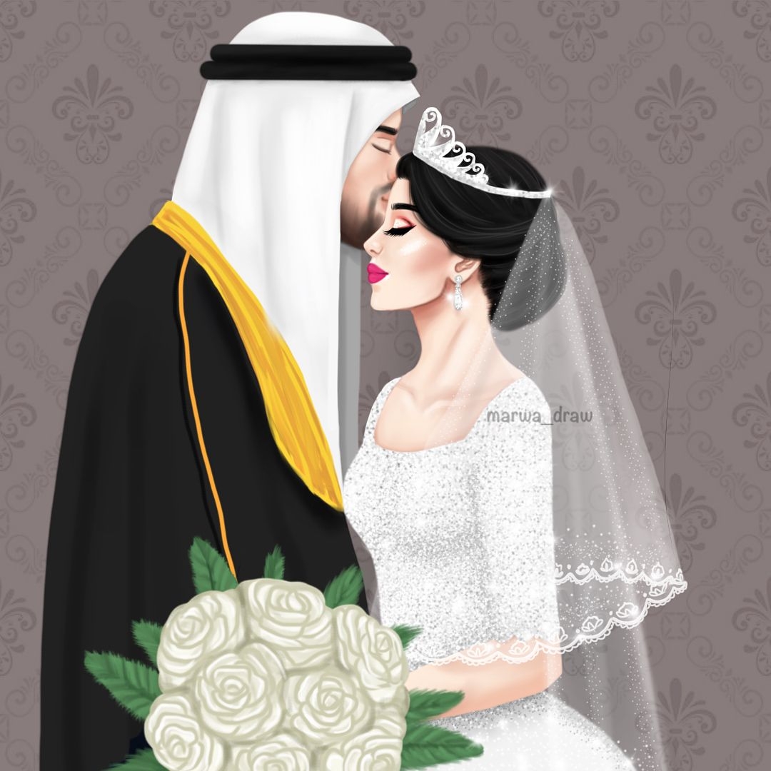Иллюстрация мусульманской свадьбы