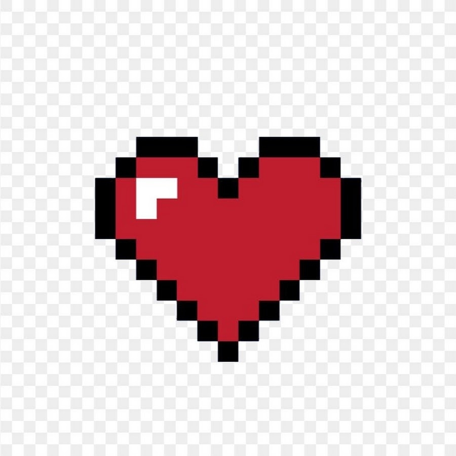 Пиксельное сердечко маленькое