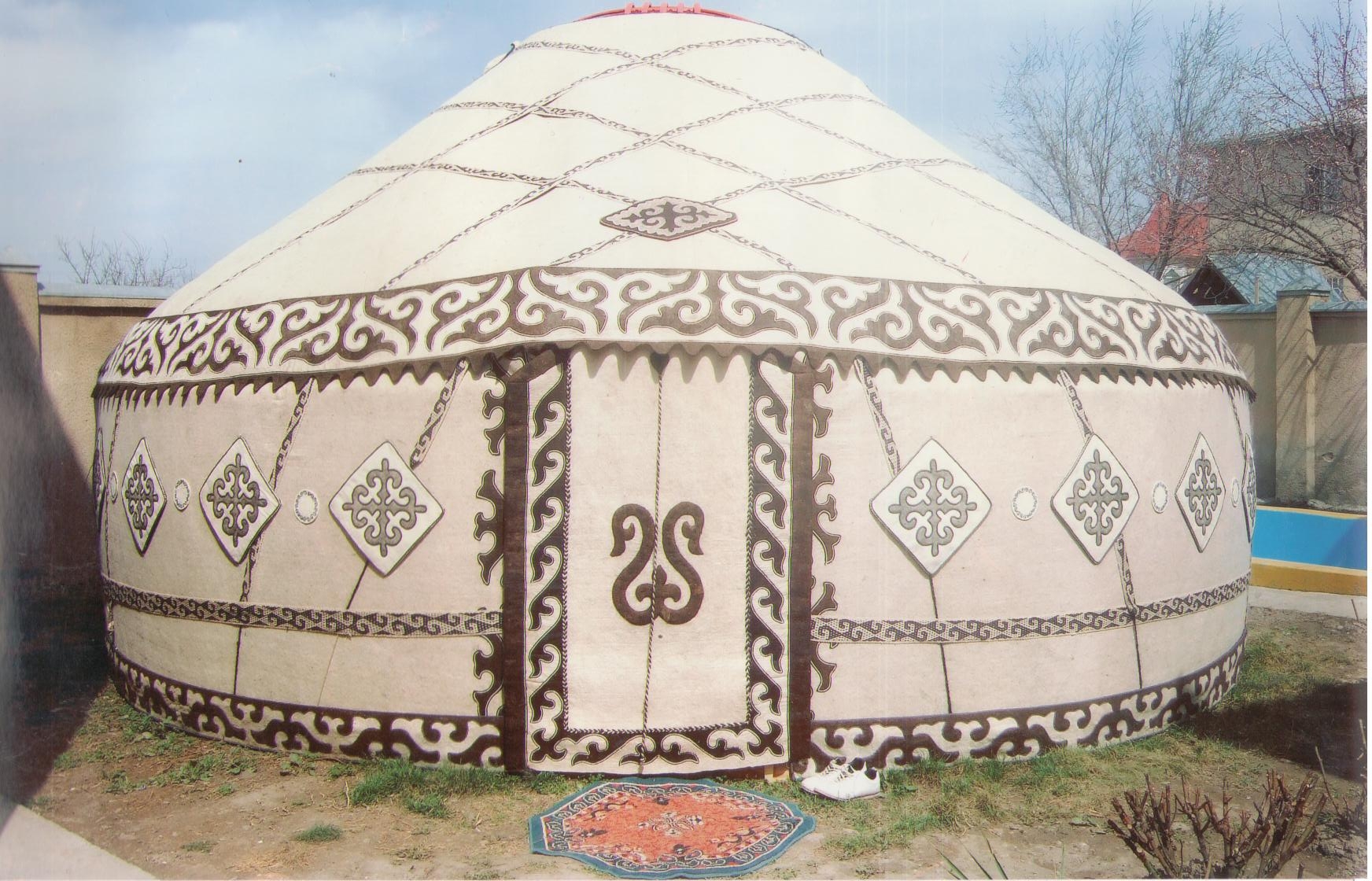 Рисунок Кыргызской Юрты
