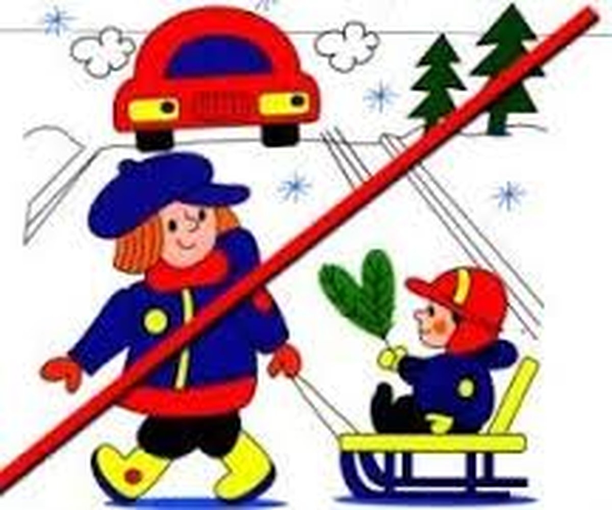 Безопасность на зимней дороге для детей