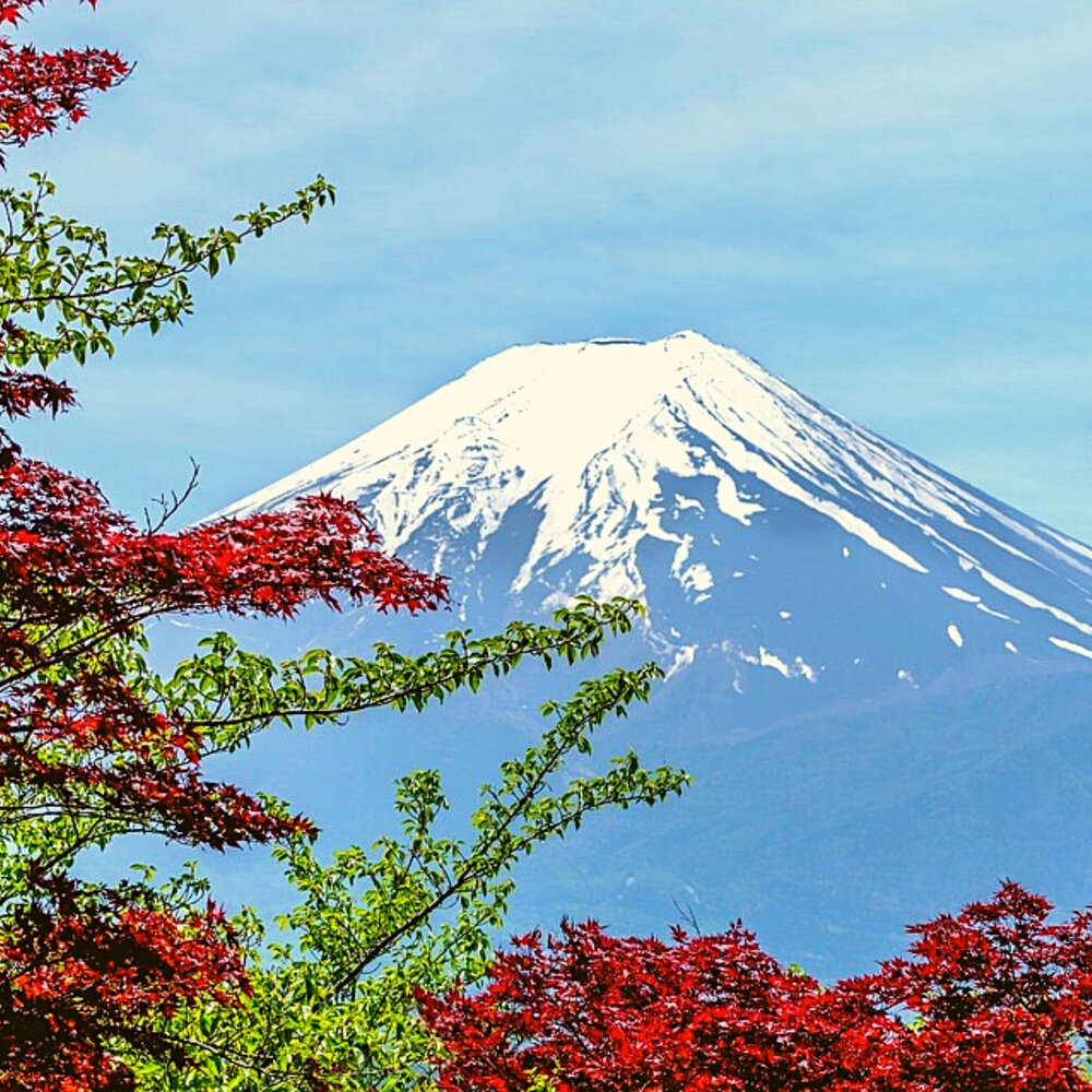 Высота горы Фудзияма в Японии