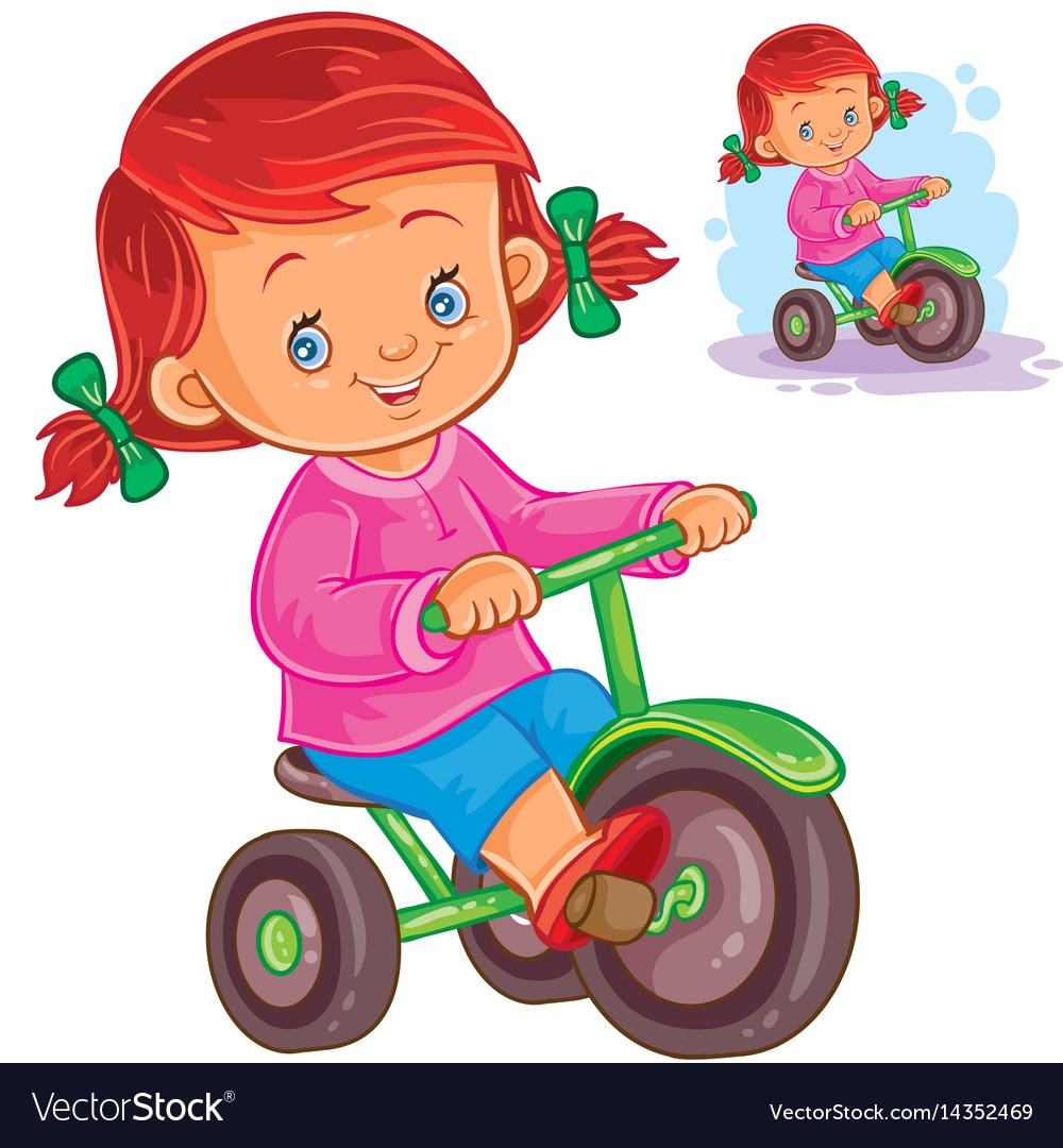 Трехколесный велосипед для девочки