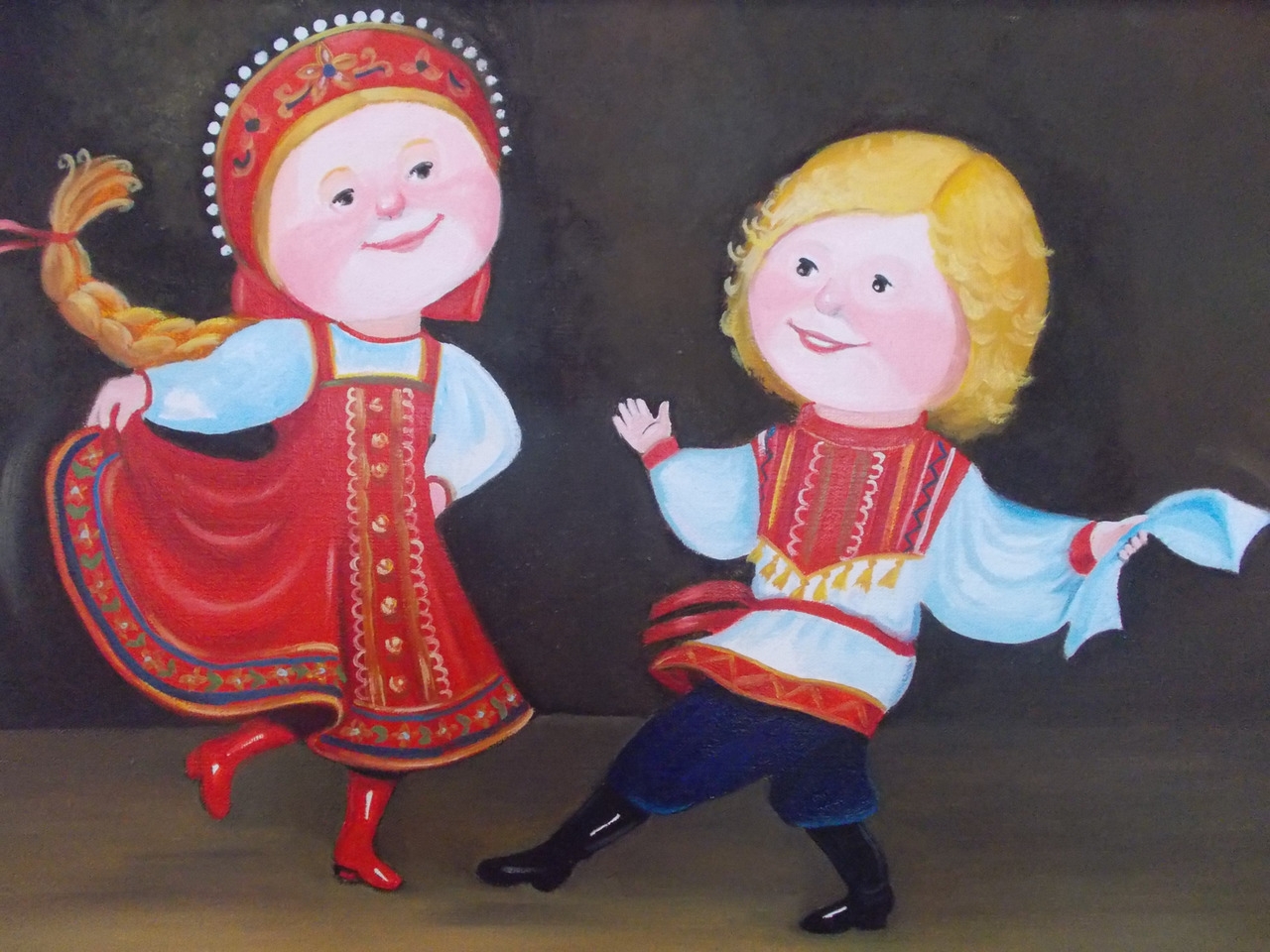 Русский народный танец для детей в детском саду