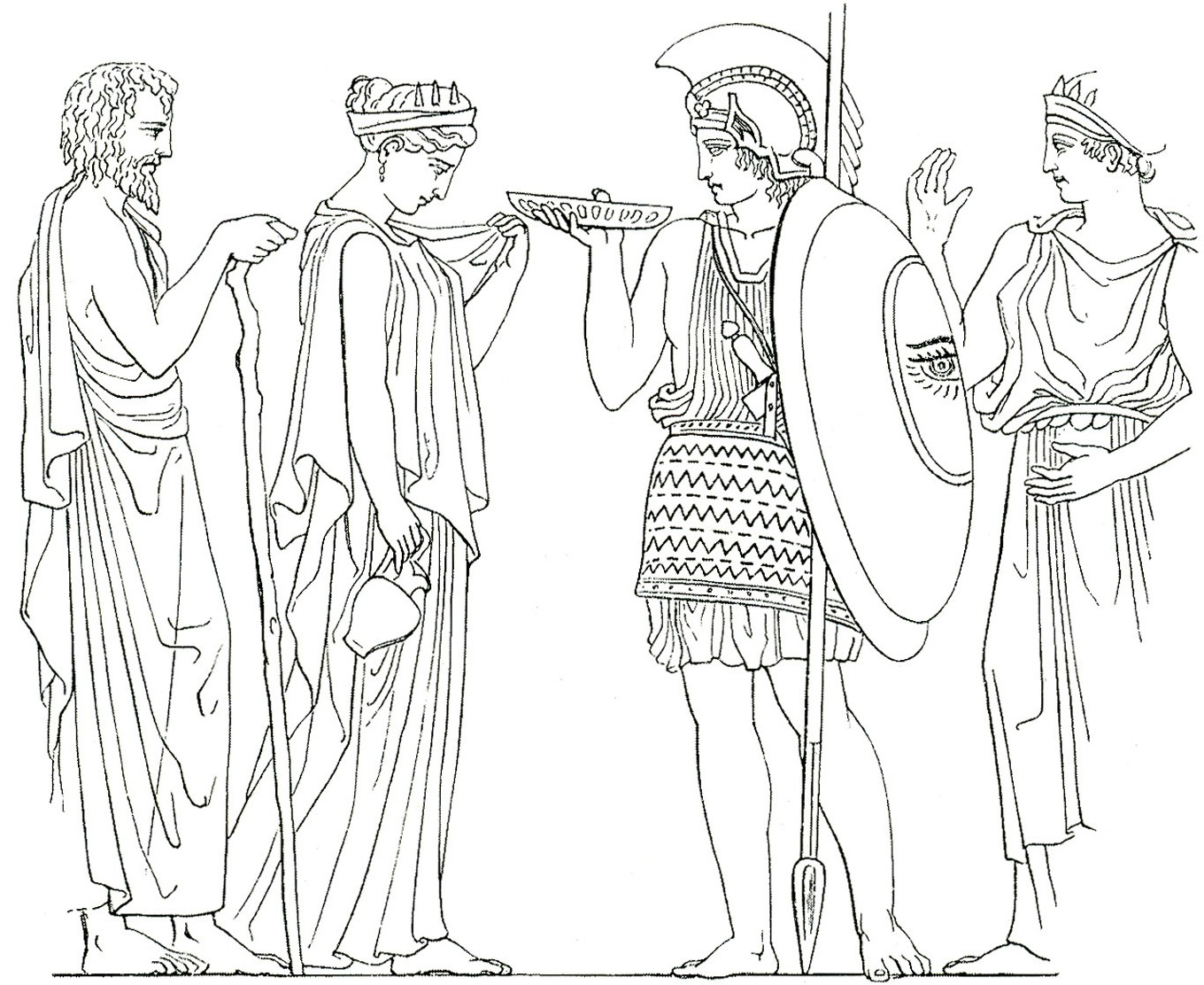 Изображение древних греков