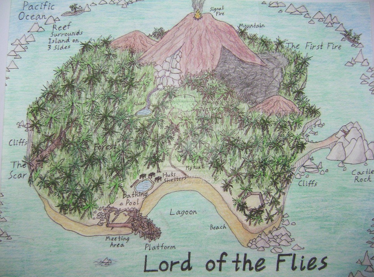 Остров Робинзона Крузо карта острова