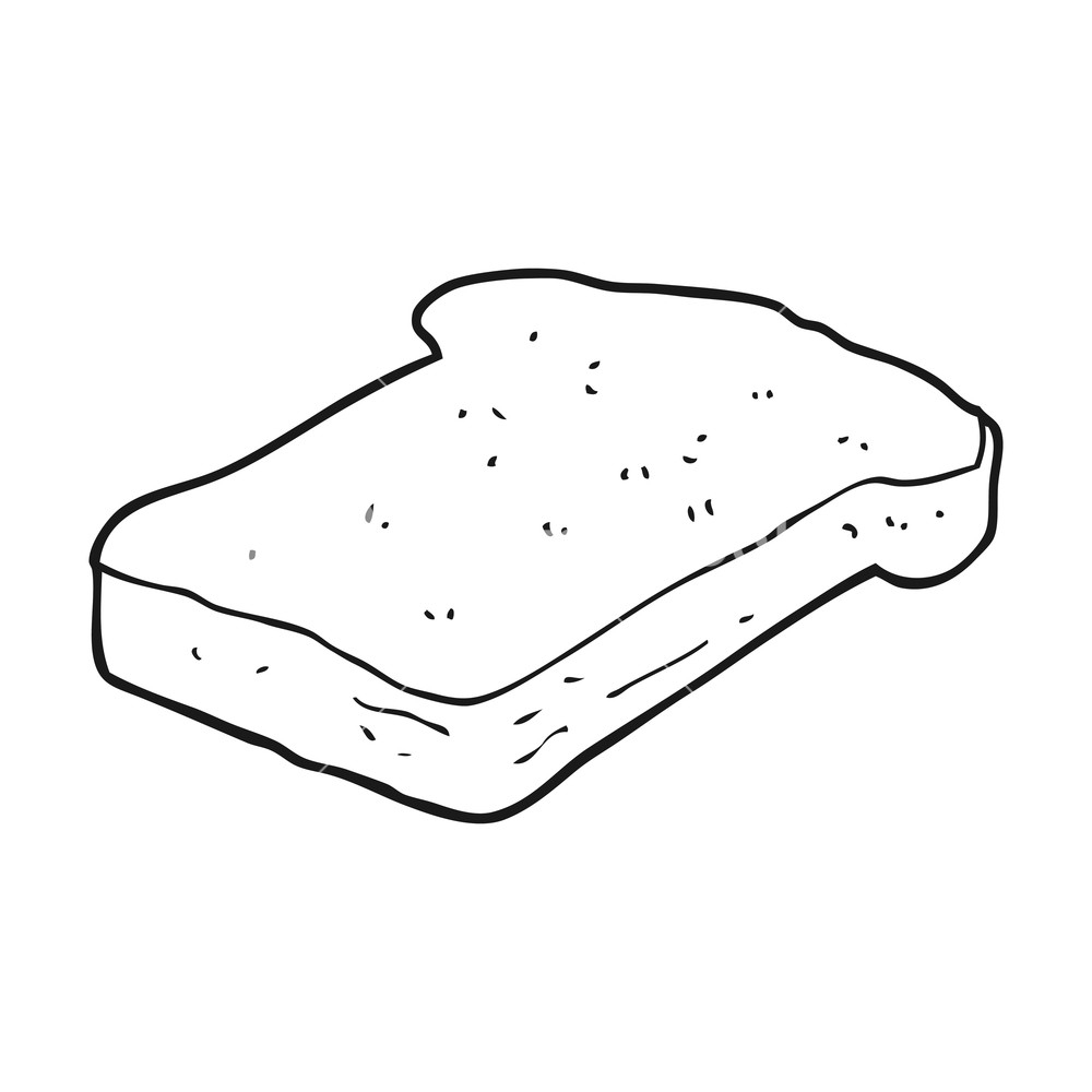 Нарисовать кусок хлеба