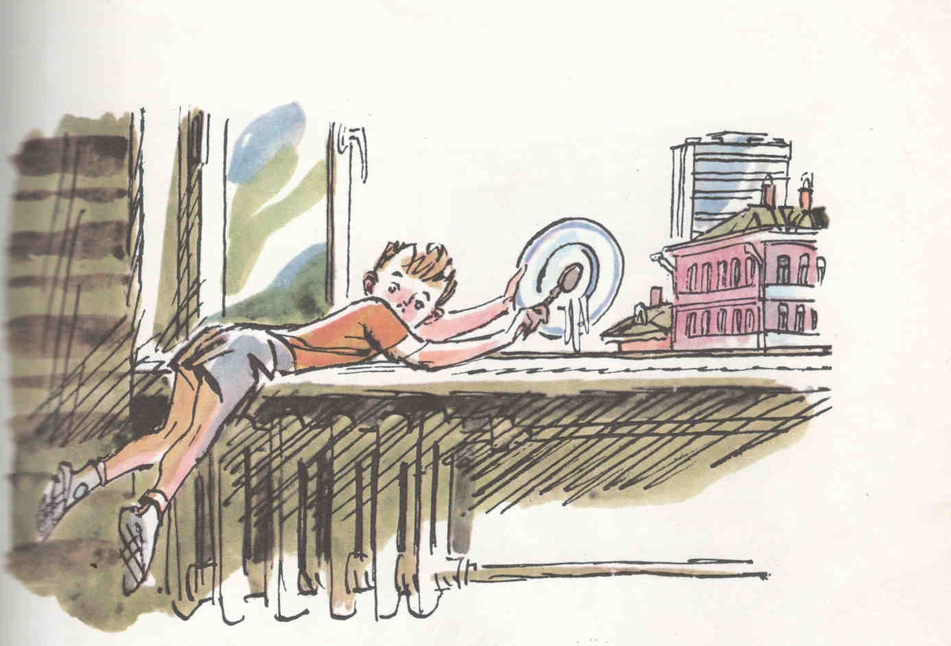 Иллюстрации к рассказу Драгунского прыжок с вышки