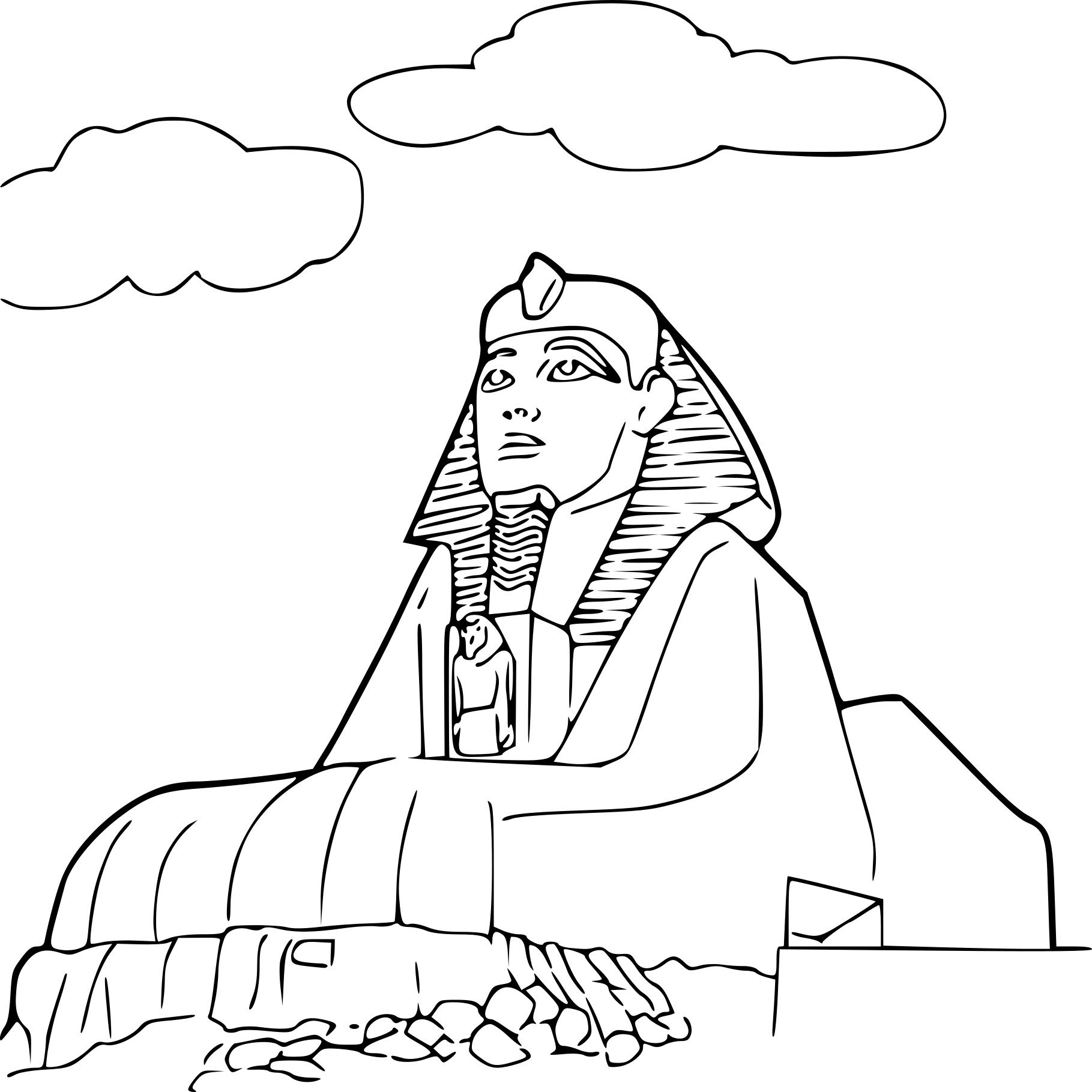 Сфинкс статуя в Египте