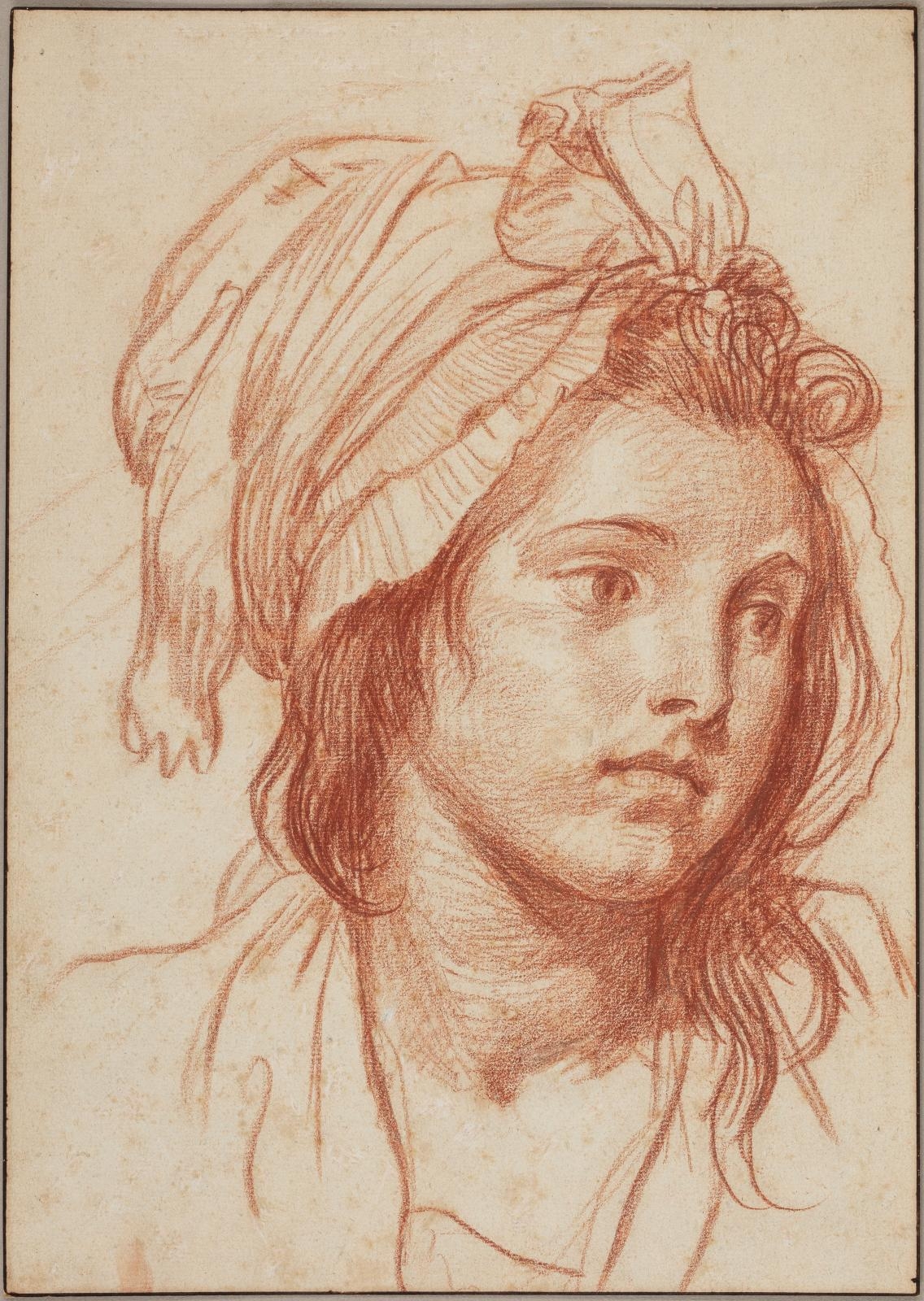 Жан Батист грёз (1725-1805) портрет