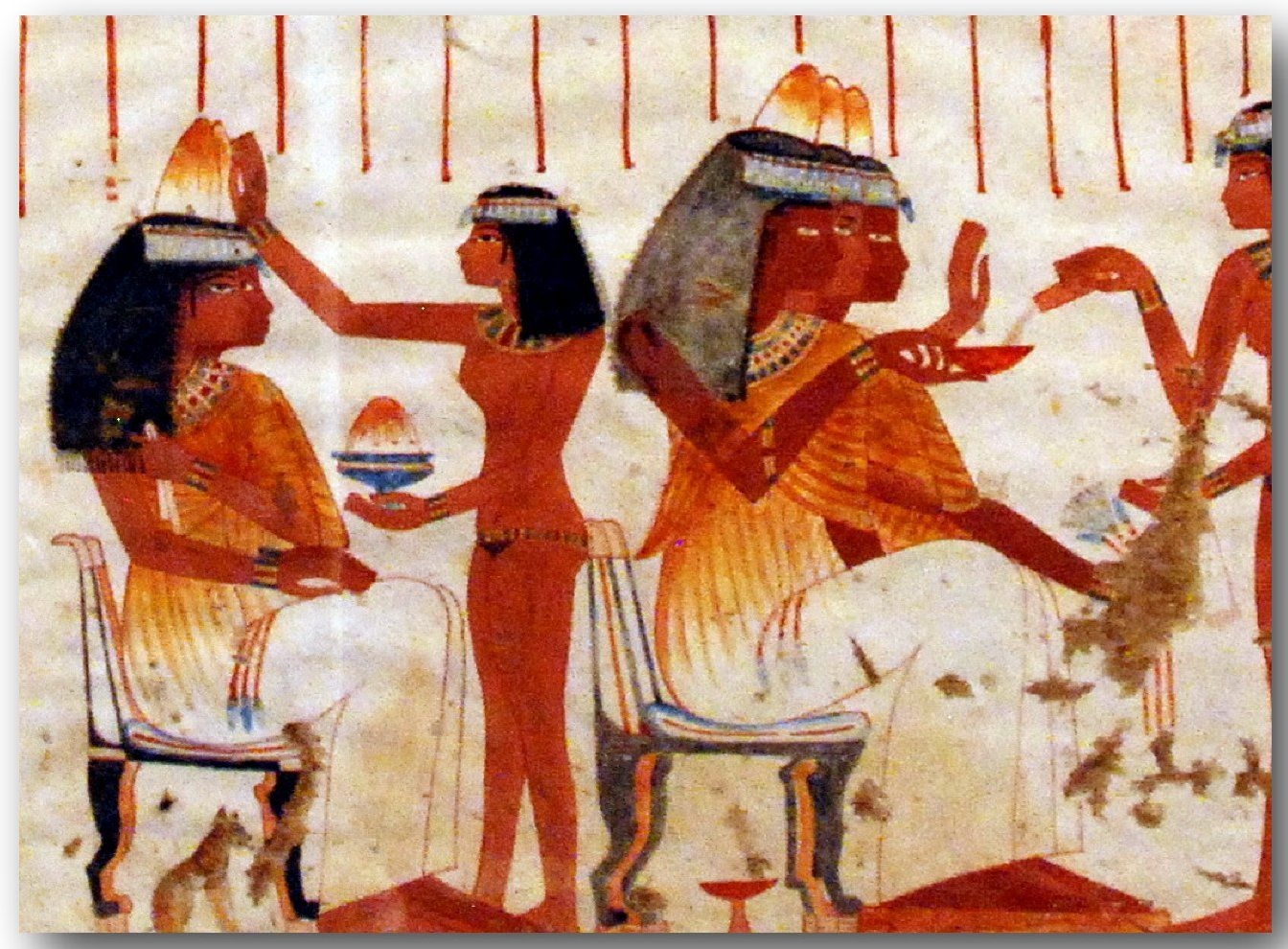 Цирюльники древнего Египта - окрашивание