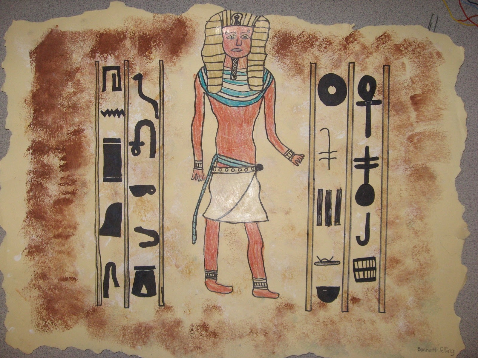 Рисунок искусство древнего Египта по истории 5 класс