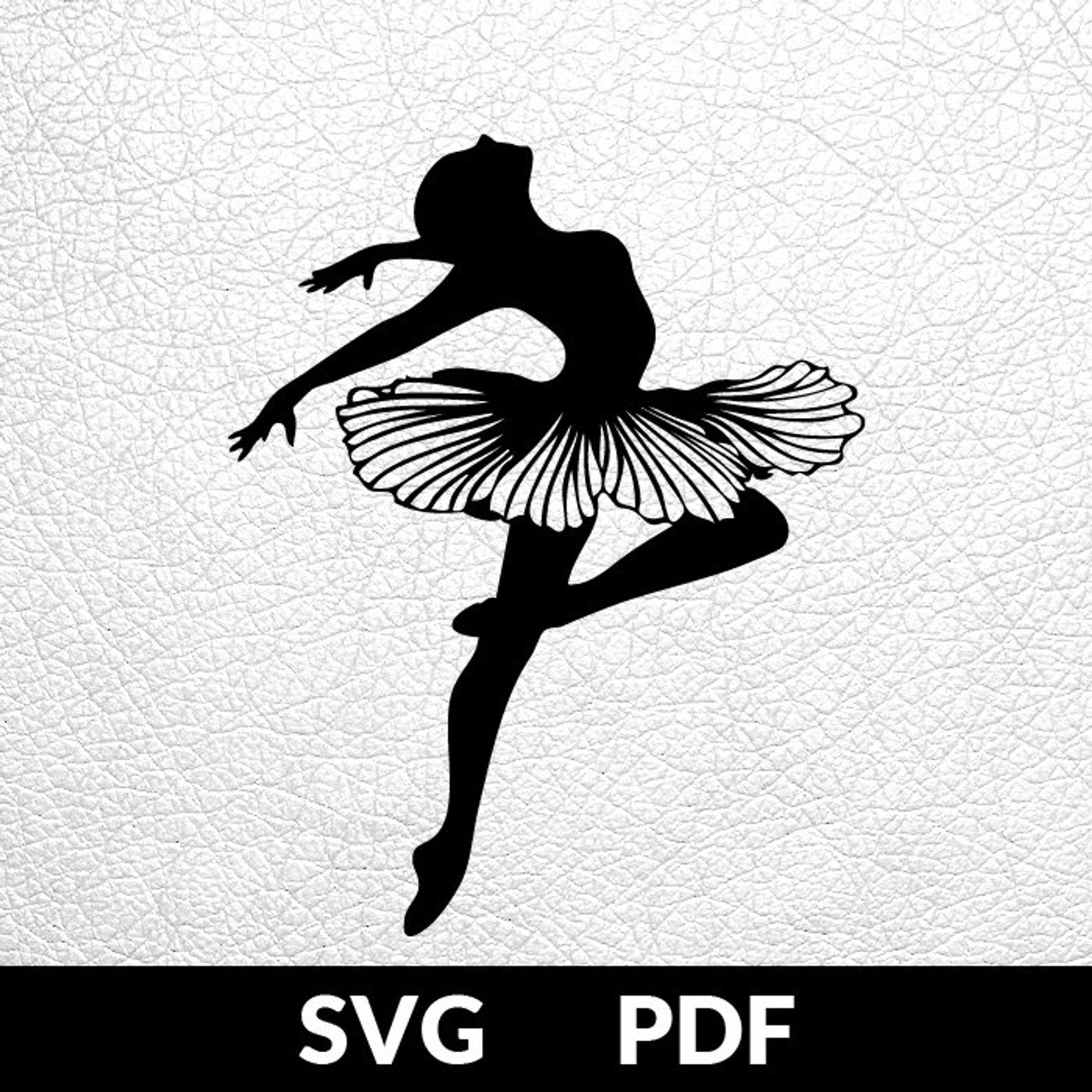 Танцующая балерина из бумаги для вырезания