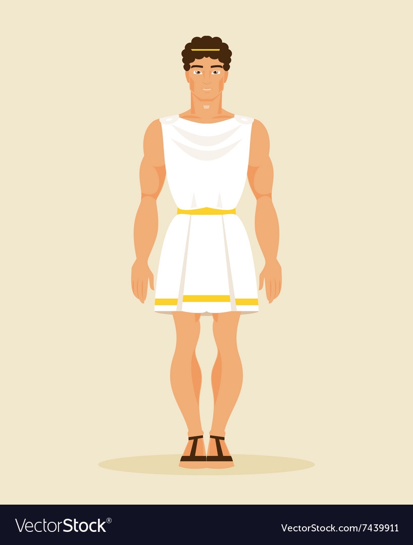 Фигура человека в греческой одежде