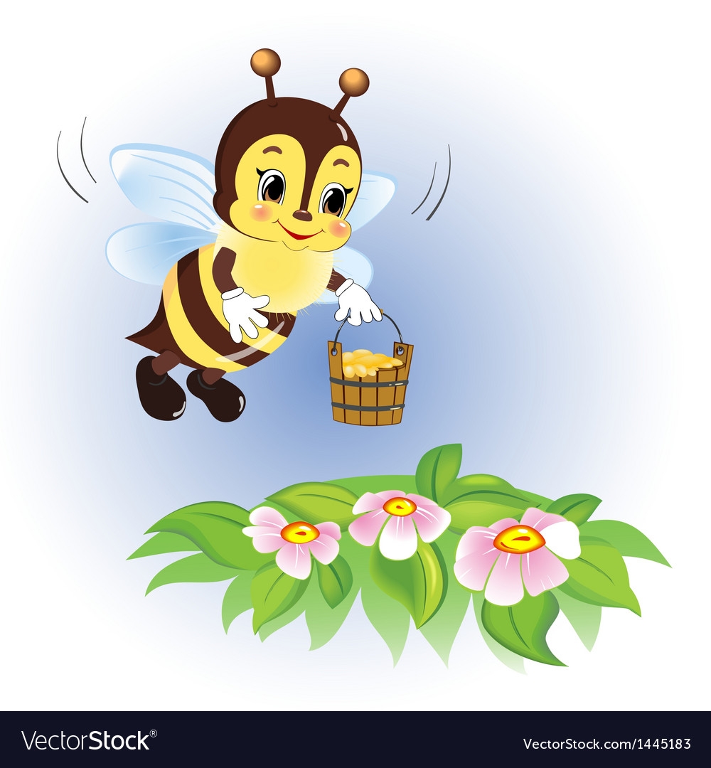 Пчелка с ведром