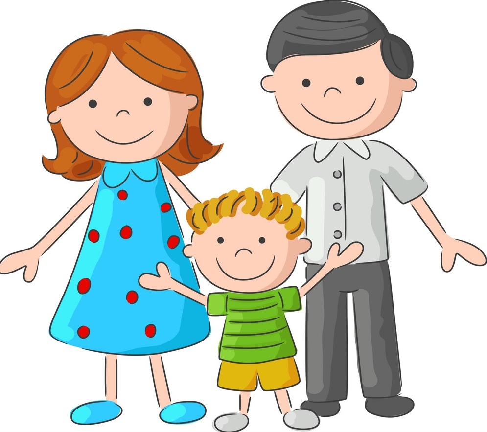 Иллюстрация один ребенок в семье