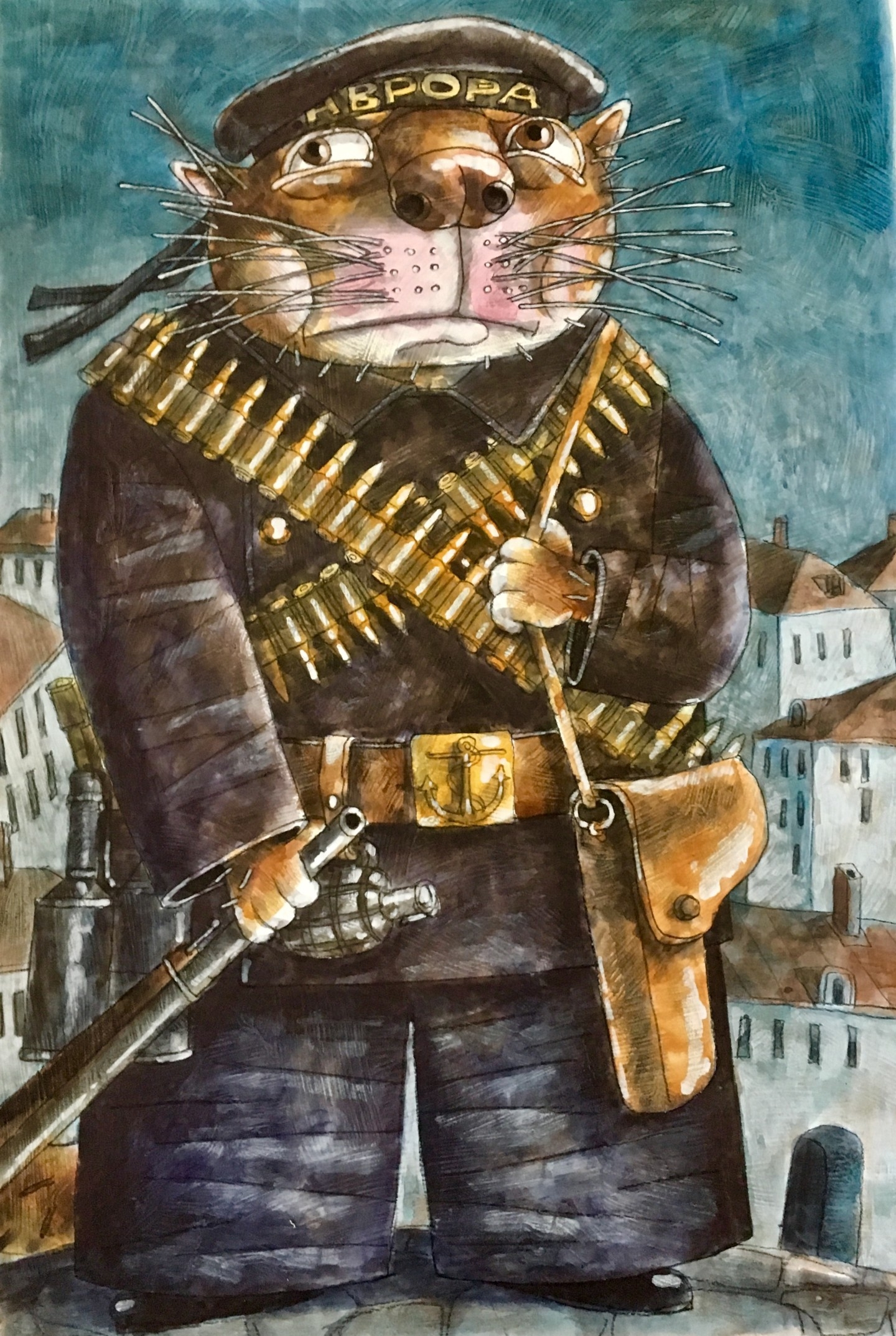 Коты художника Александра Завалий