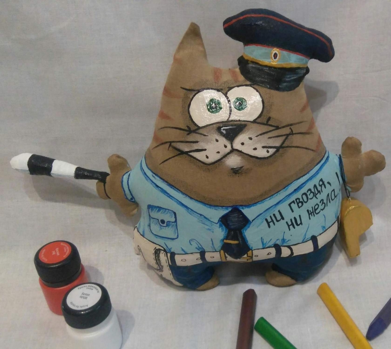 Кот моряк кофейная игрушка