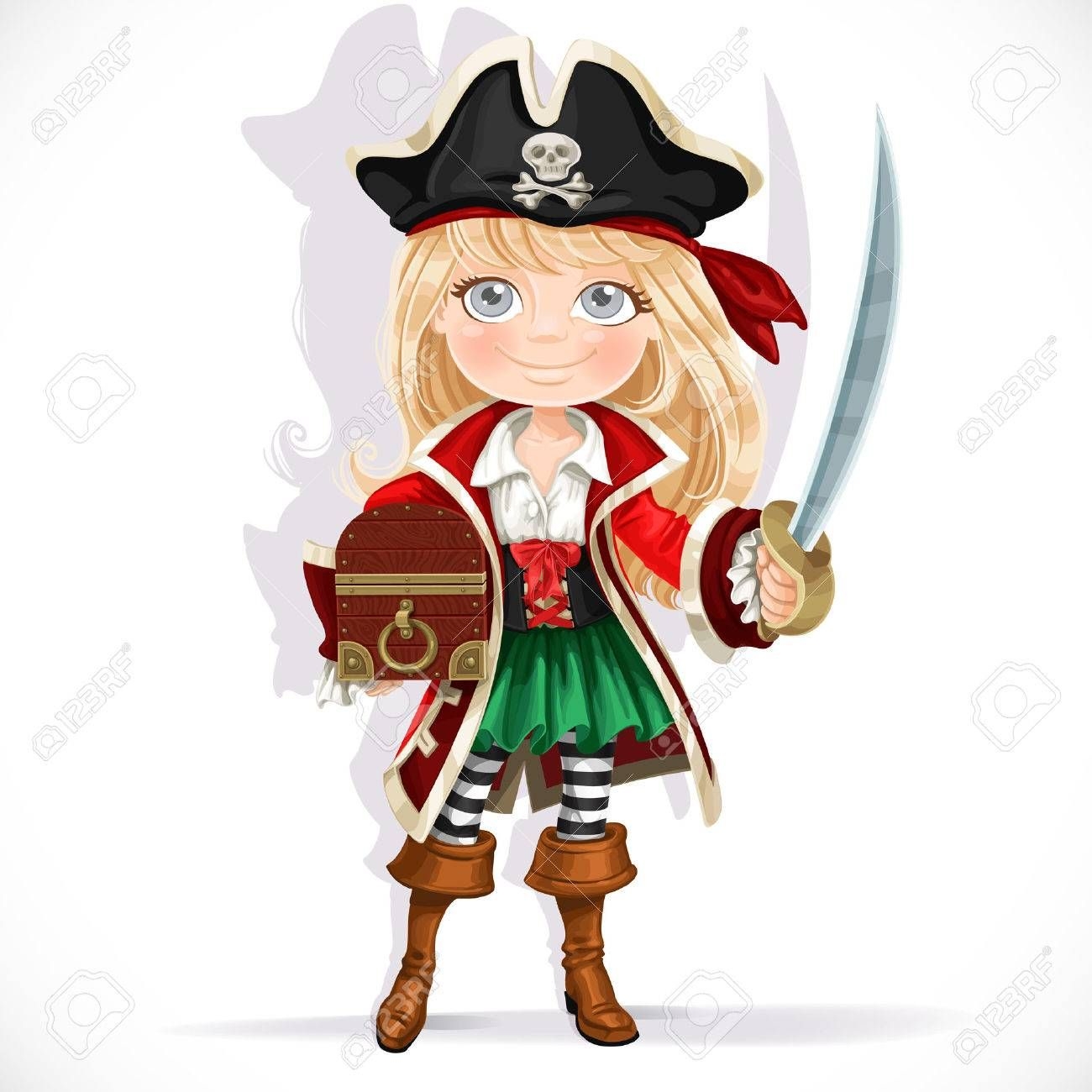 Пиратка мультяшная