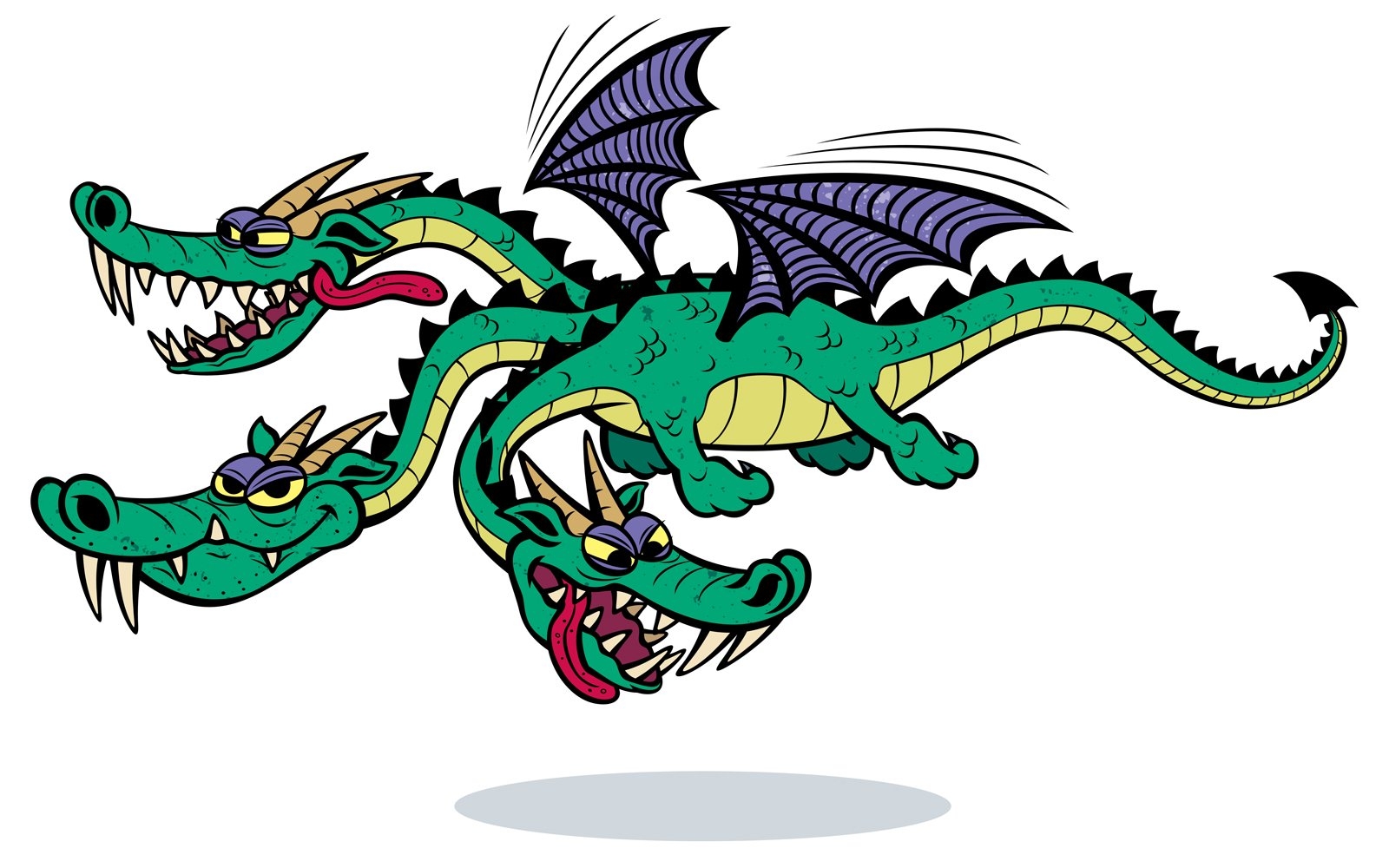 Рисунок трехголового дракона