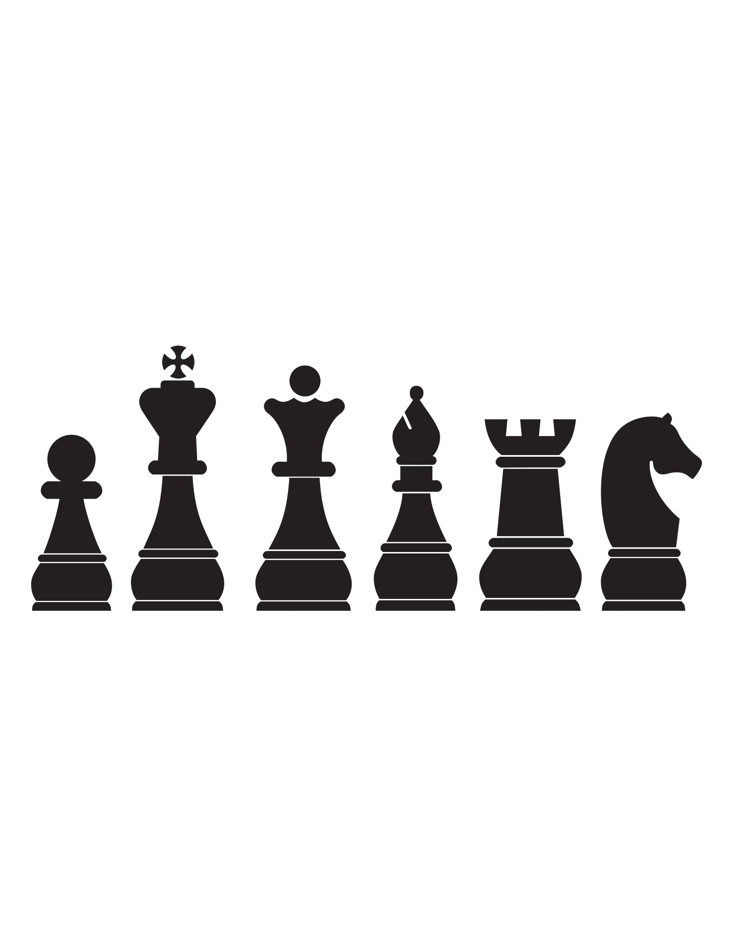Стилизация шахматных фигур